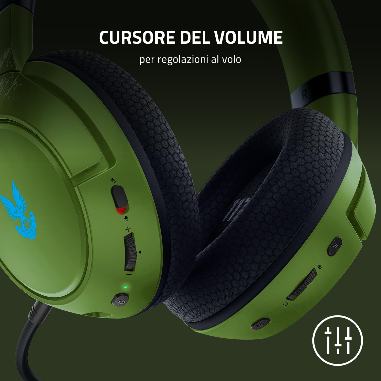 razer-kaira-pro-halo-infinite-edition-cuffie-wireless-per-xbox-series-x-e-mobile image 6