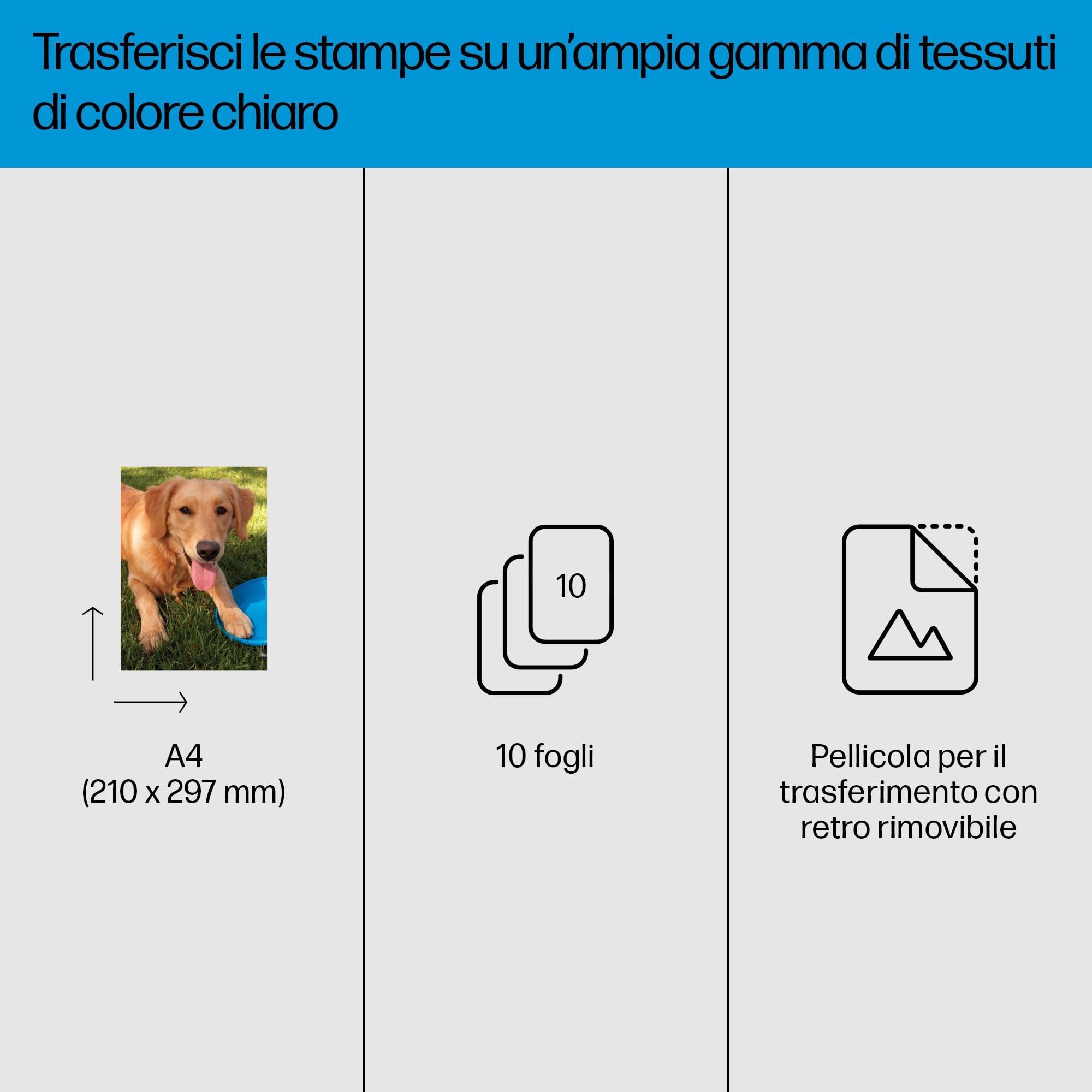 hp-iron-on-transfers-aa7n8a-10-fogli-a4-per-trasferimento-a-caldo-su-tessuti-chi image 2