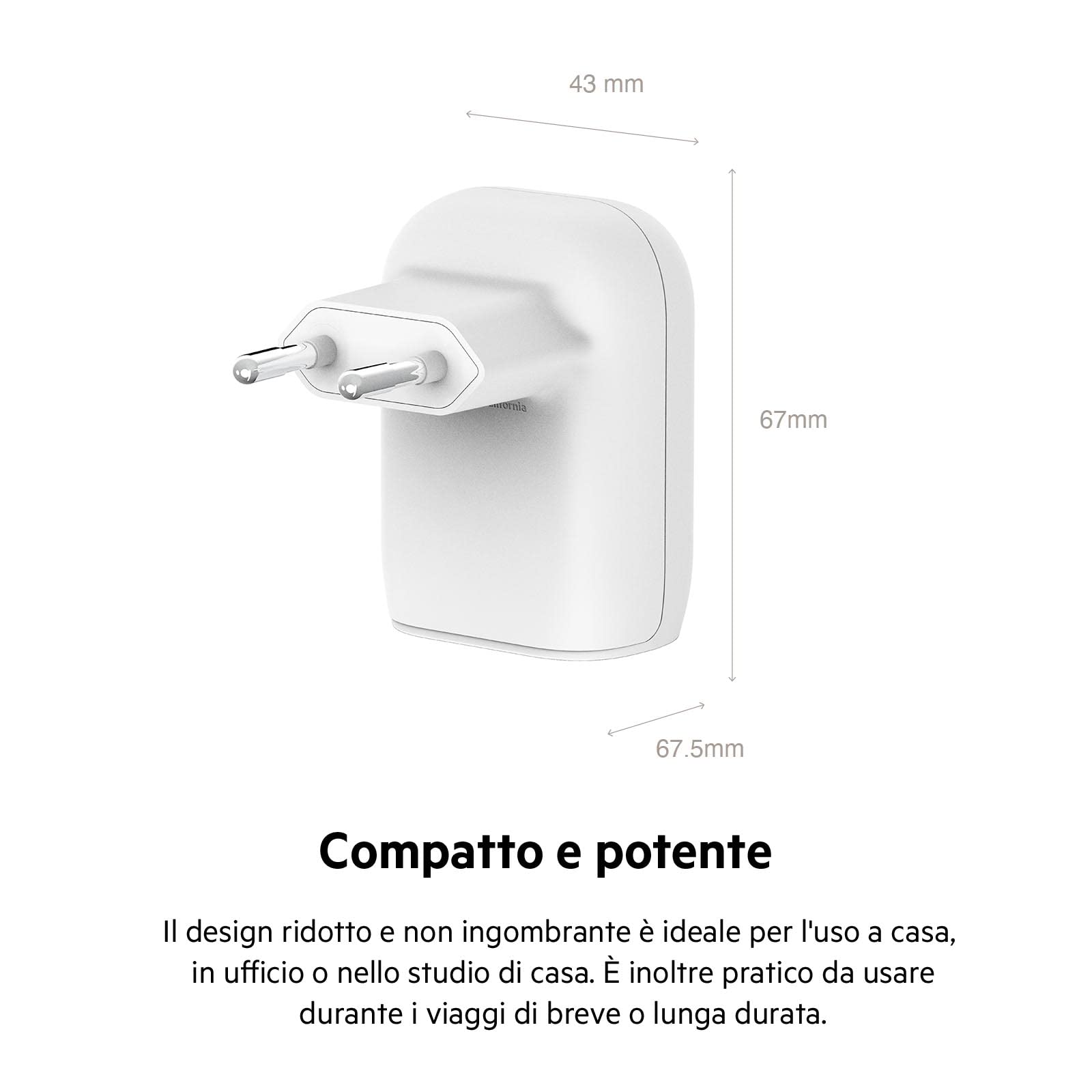 belkin-37w-dual-usb-c-usb-a-wall-charger-pps-pd-caricatore-da-parete-doppio-con- image 2