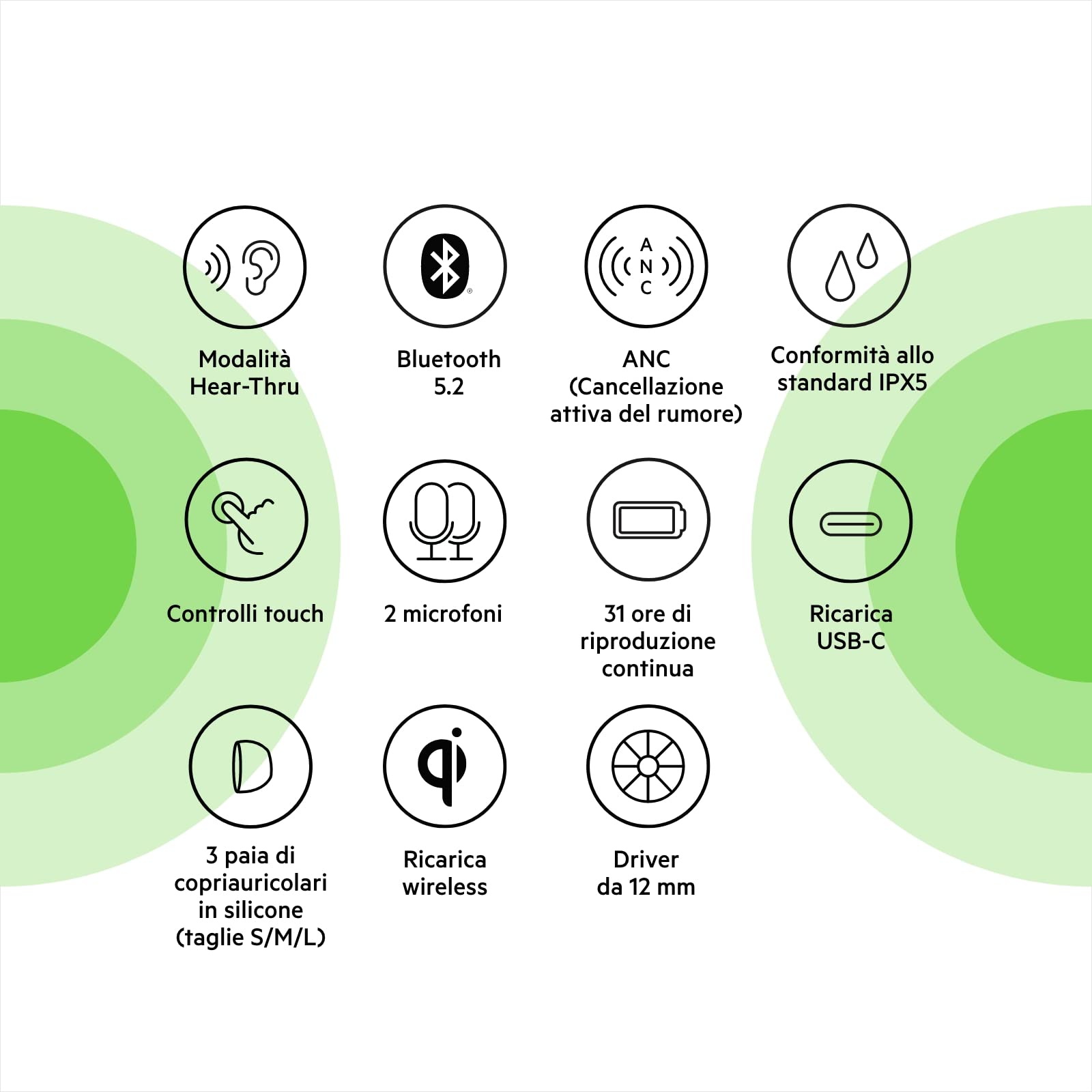 belkin-soundform-flow-auc006-auricolari-bluetooth-true-wireless-con-cancellazion image 3