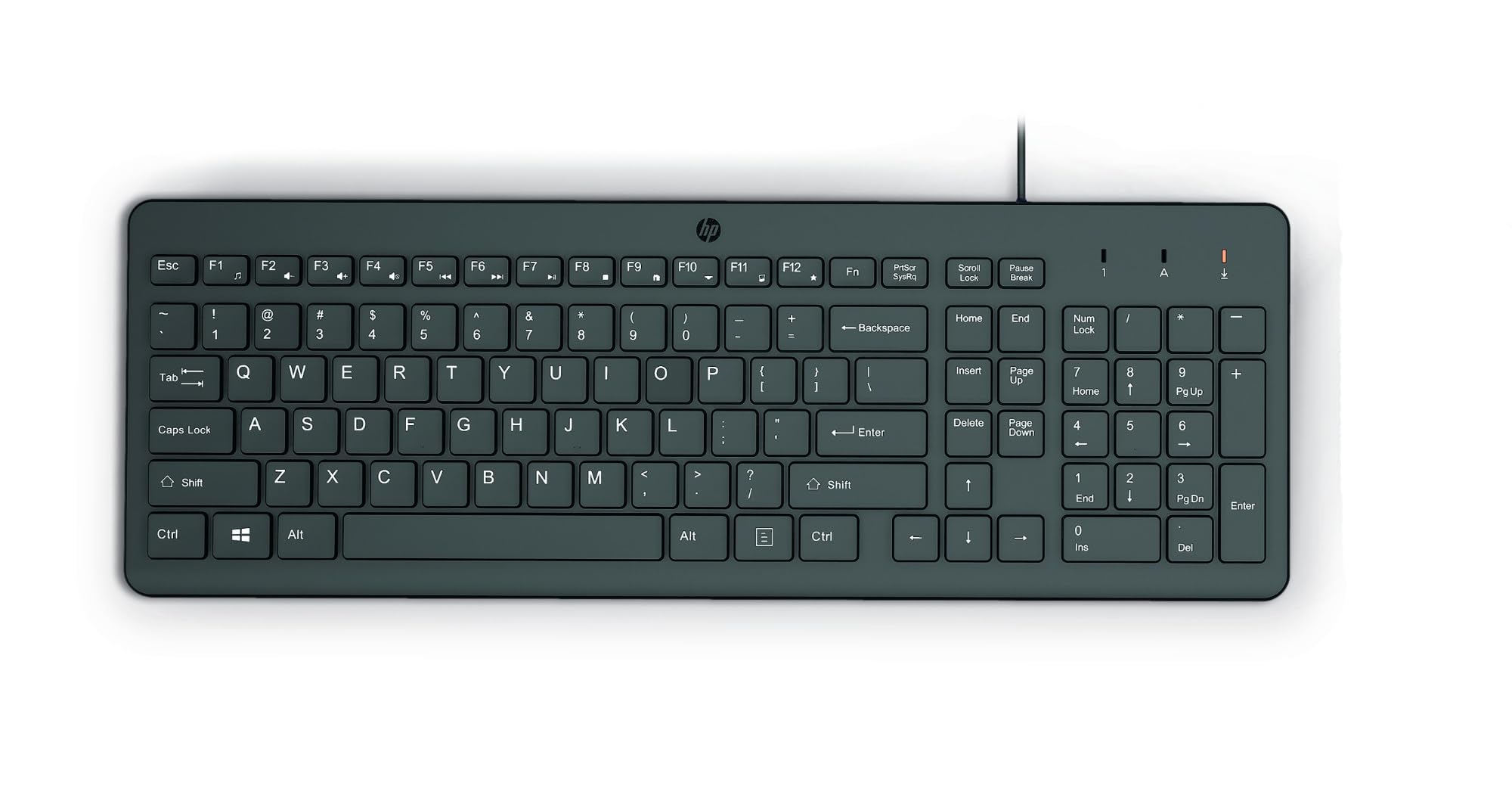 hp-150-tastiera-cablata-usb-a-qwerty-italiana-nera-con-12-tasti-programmabili-co image 1