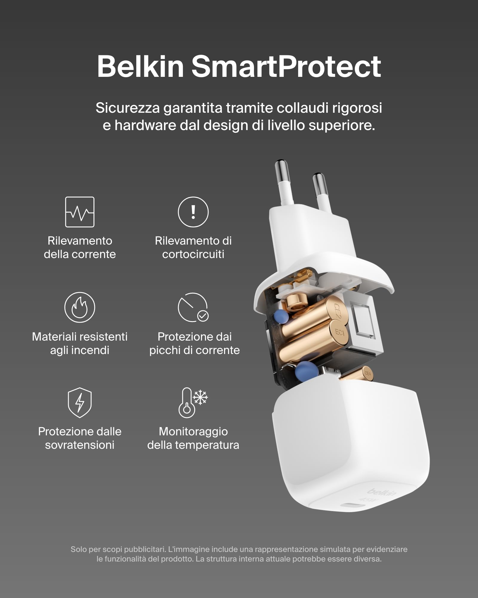belkin-caricatore-da-parete-compatto-45-w-usb-c-power-delivery-per-iphone-16-gal image 4