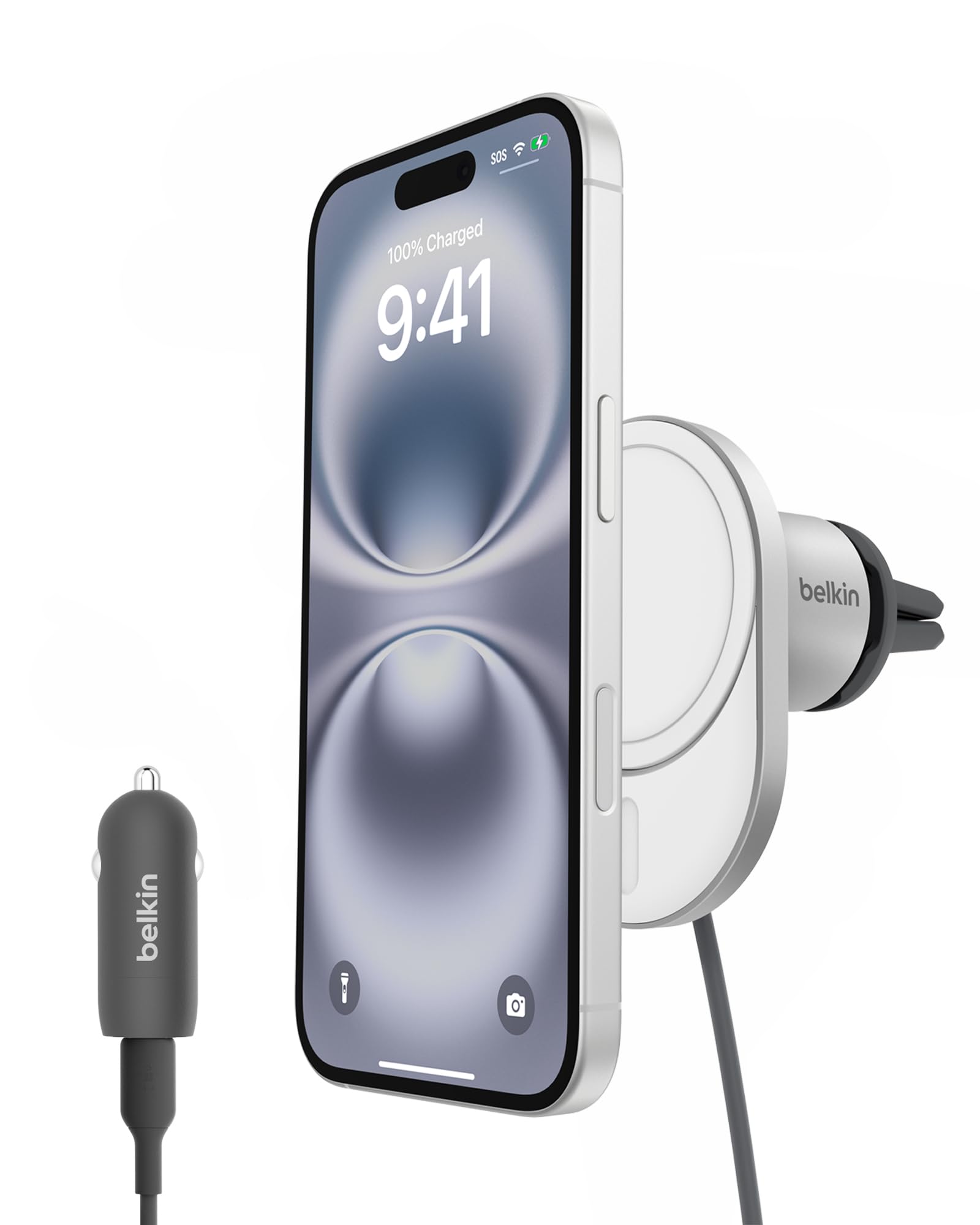 belkin-boostcharge-pro-caricabatteria-da-auto-wireless-magnetico-qi2-15w-compati image 8