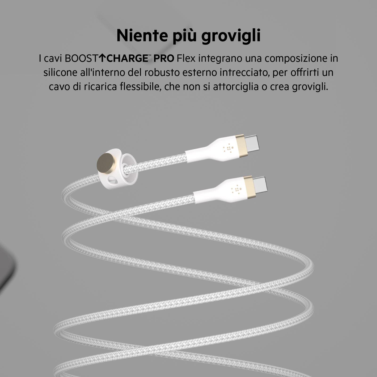 belkin-boostcharge-pro-flex-cavo-intrecciato-usb-c-a-usb-c-pd-1-m-certificato-us image 4