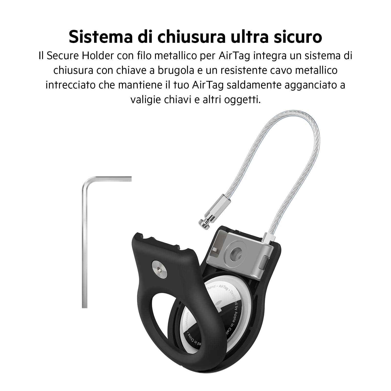 belkin-secure-holder-custodia-per-airtag-con-filo-metallico-guscio-protettivo-an image 2