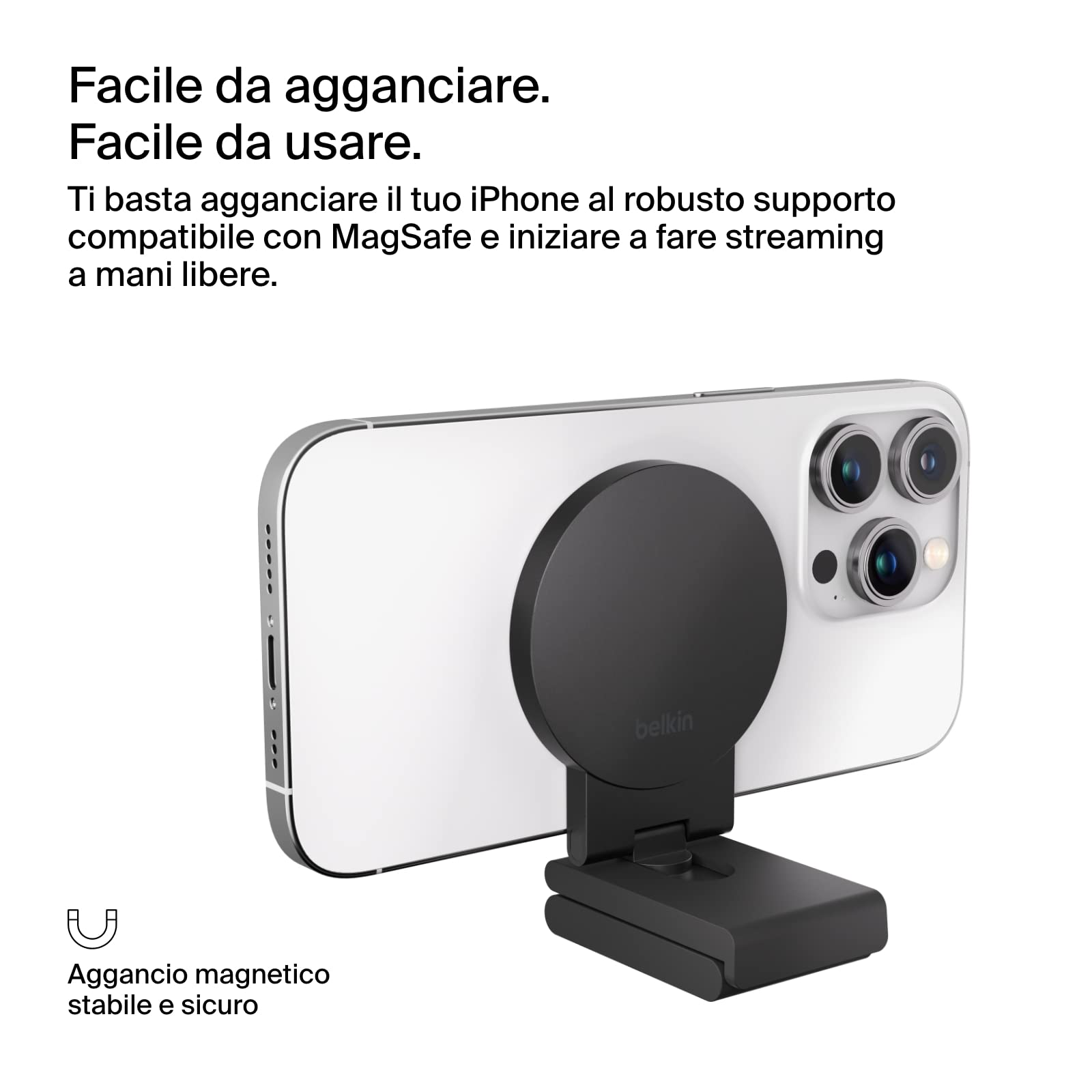 belkin-supporto-inclinabile-magnetico-per-iphone-con-magsafe-per-mac-e-studio-di image 3