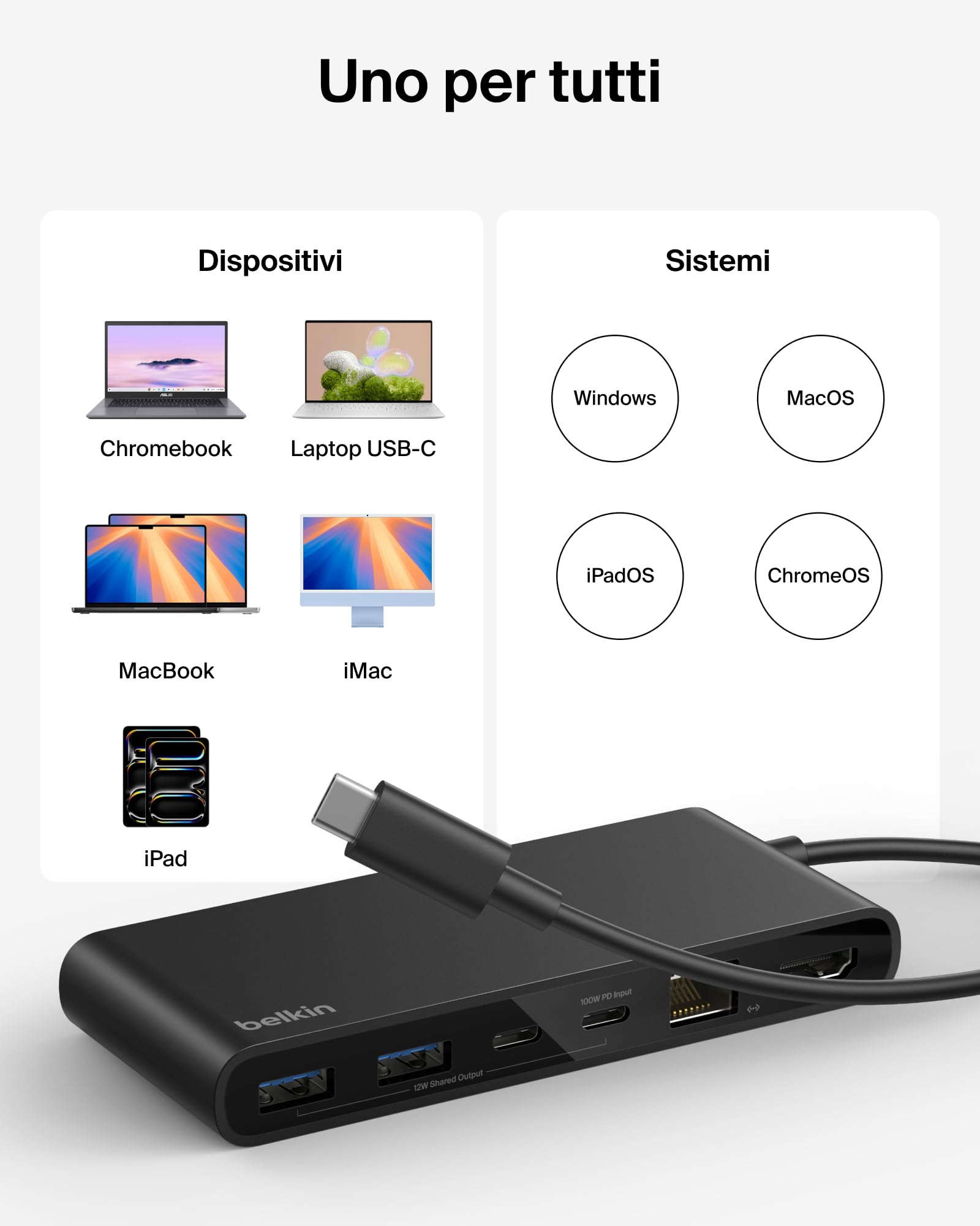 belkin-connect-hub-usb-c-a-8-porte-4k-60-hz-hdmi-100w-power-delivery-10gbps-usb- image 8
