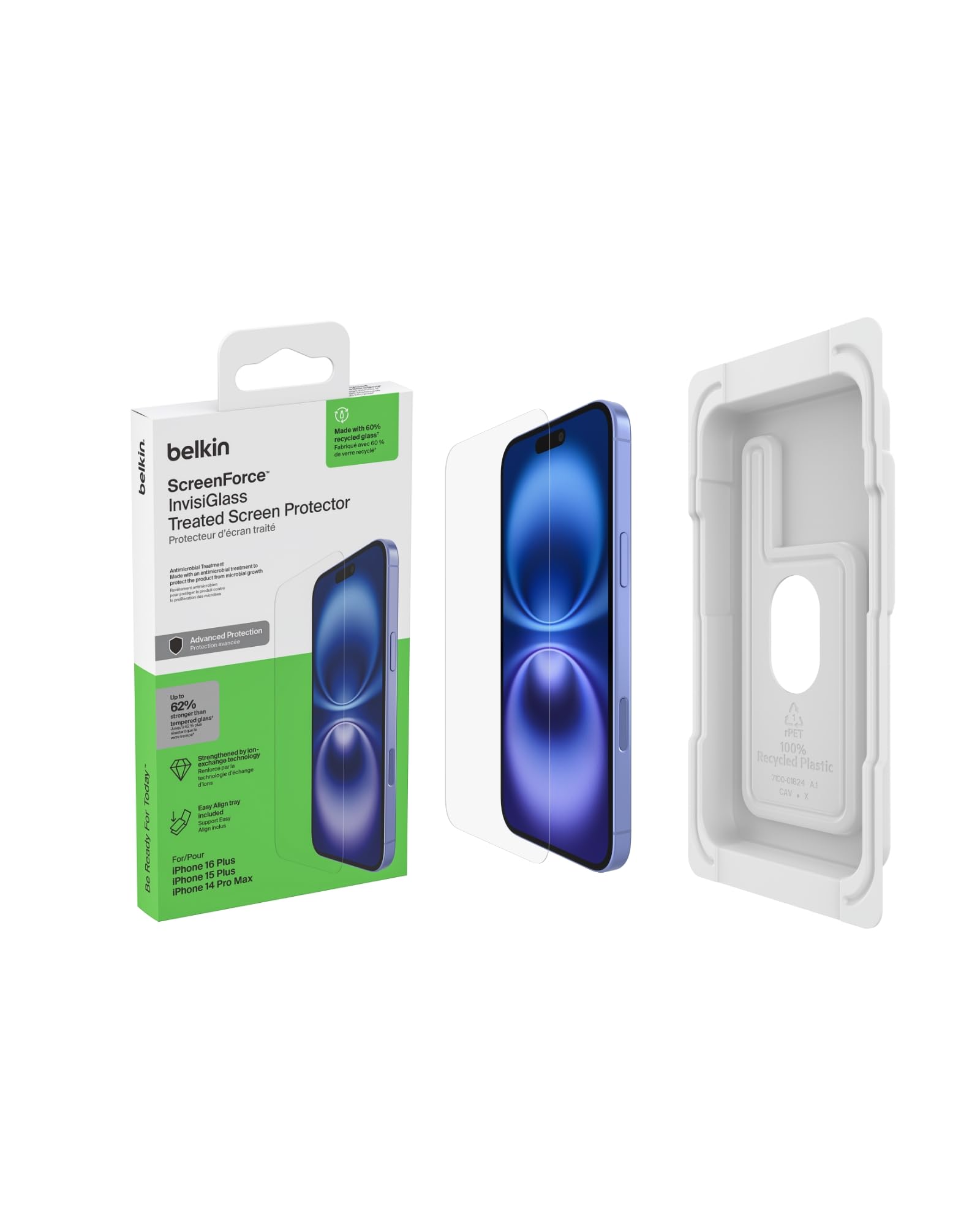belkin-screenforce-invisiglass-pellicola-protettiva-in-vetro-riciclato-per-iphon image 2