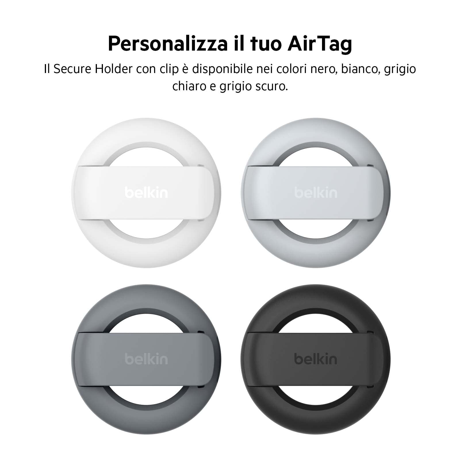 belkin-secure-holder-custodia-con-clip-e-anello-portachiavi-per-apple-airtag-con image 6
