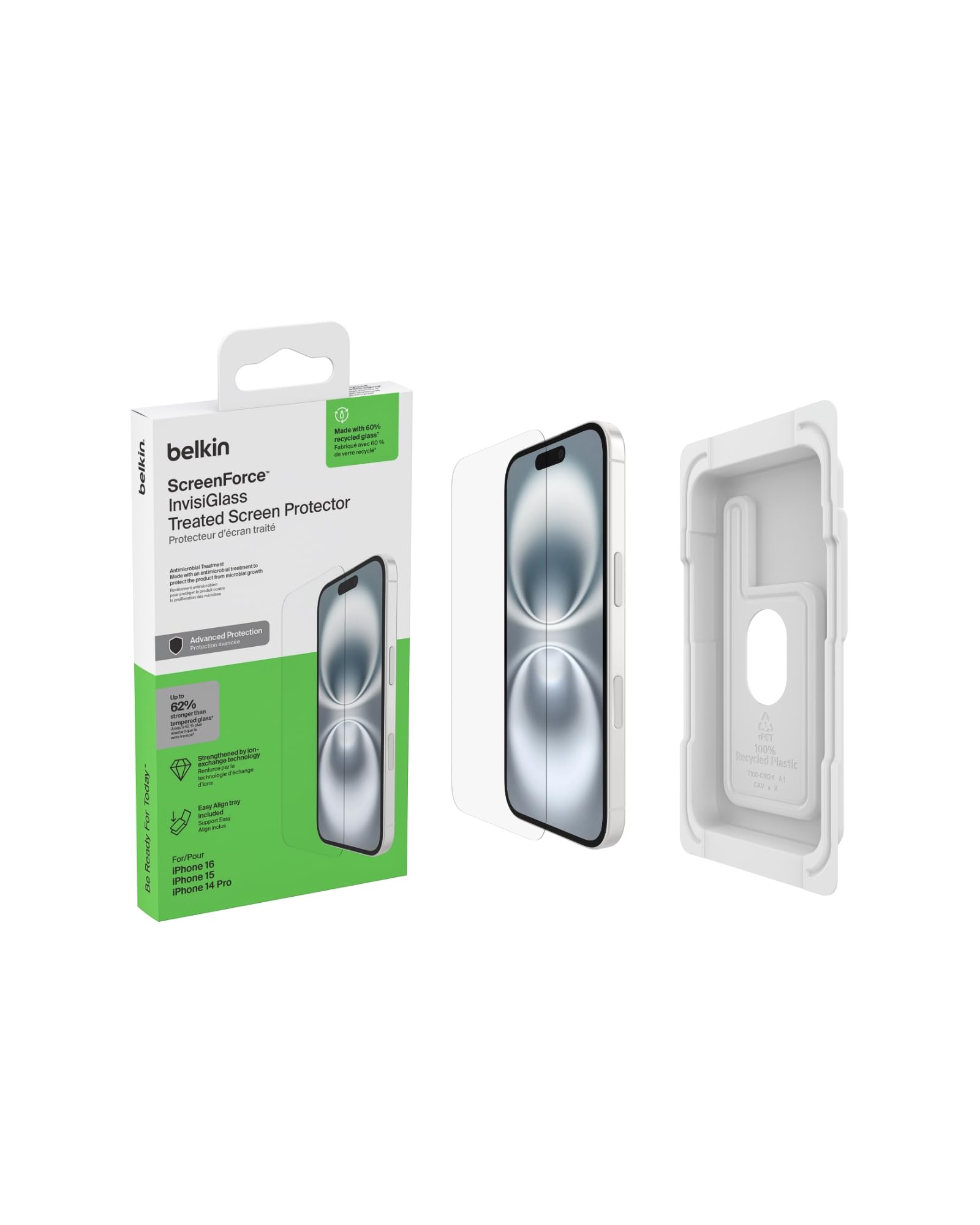 belkin-screenforce-invisiglass-pellicola-protettiva-in-vetro-per-iphone-16-15-14 image 2