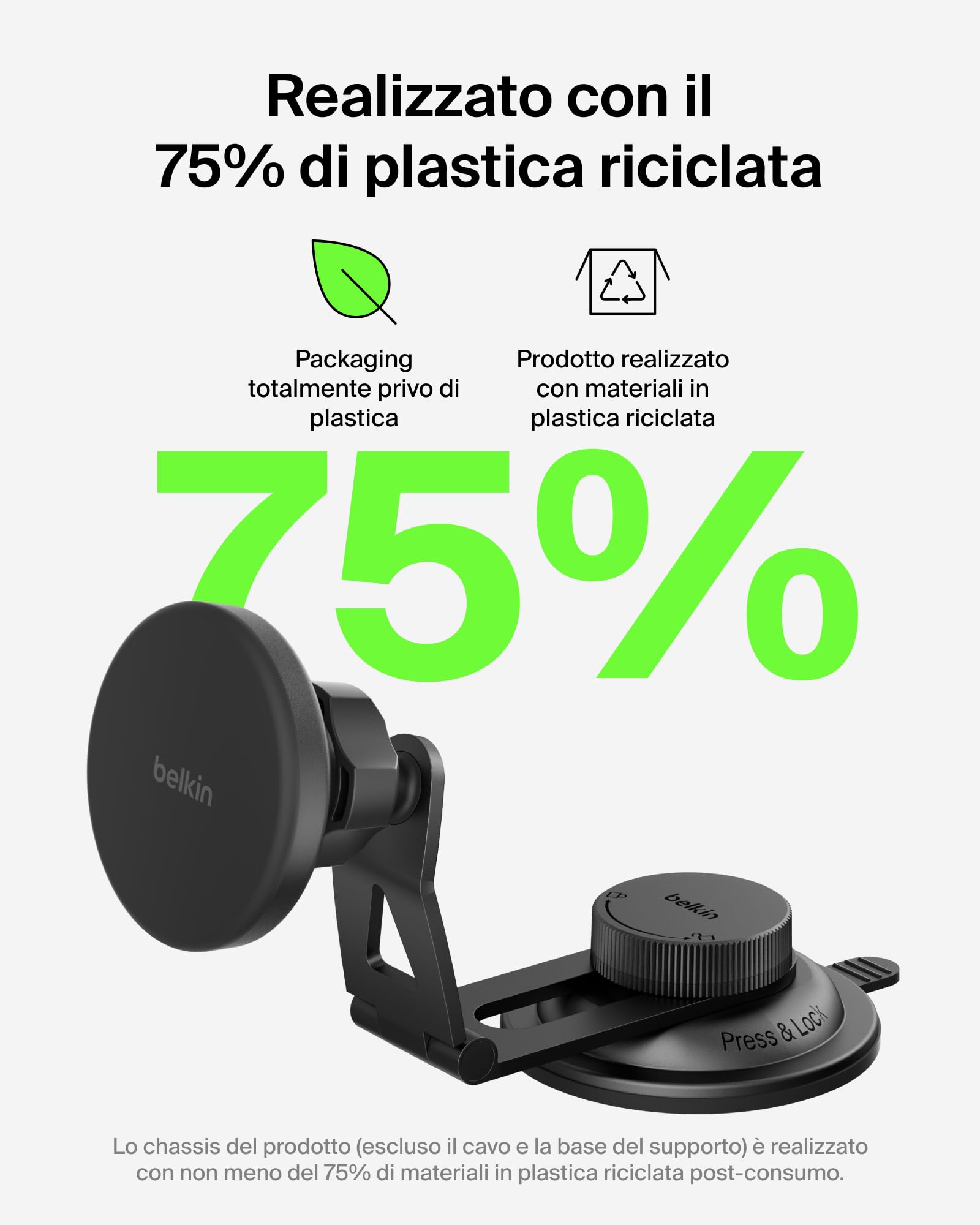 belkin-boostcharge-caricatore-wireless-auto-qi2-magnetico-per-bocchette-con-cavo image 8