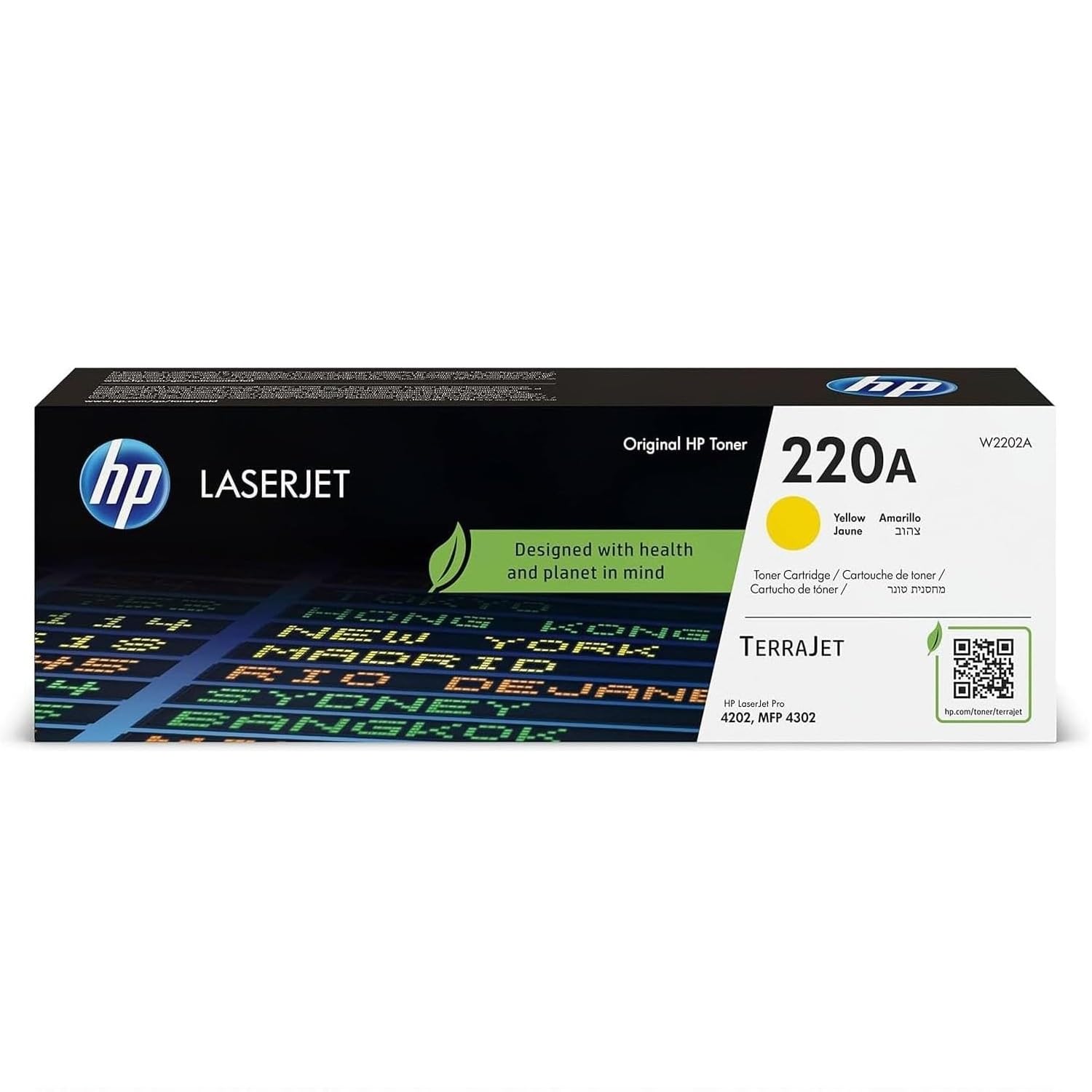 hp-220a-w2202a-cartuccia-toner-gialla-originale-1800-pagine-terrajet-per-laserje image 1