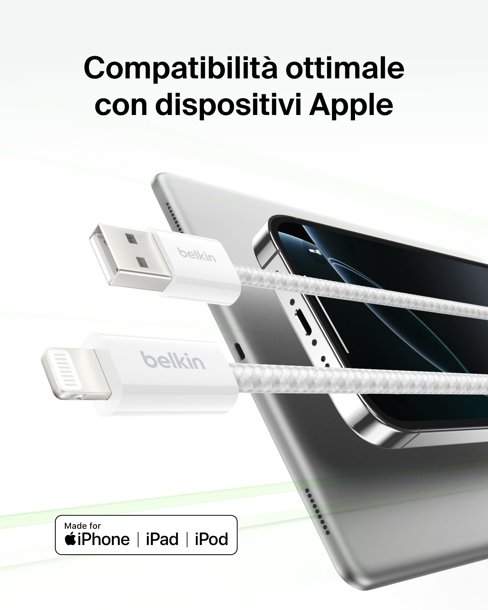 belkin-boostcharge-confezione-2-cavi-usb-a-a-lightning-1-5-m-intrecciati-mfi-ric image 2