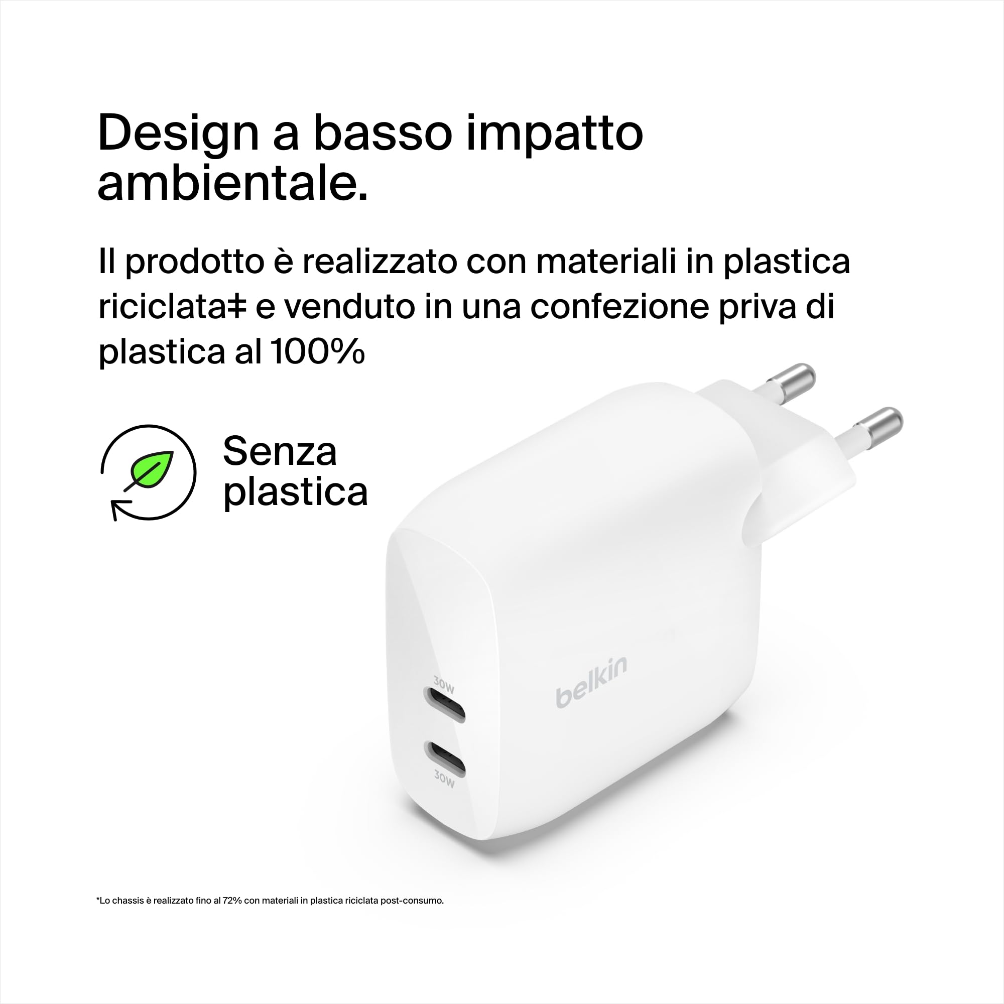 belkin-boostcharge-caricabatteria-da-muro-doppio-usb-c-60-w-con-pps-per-iphone-s image 5