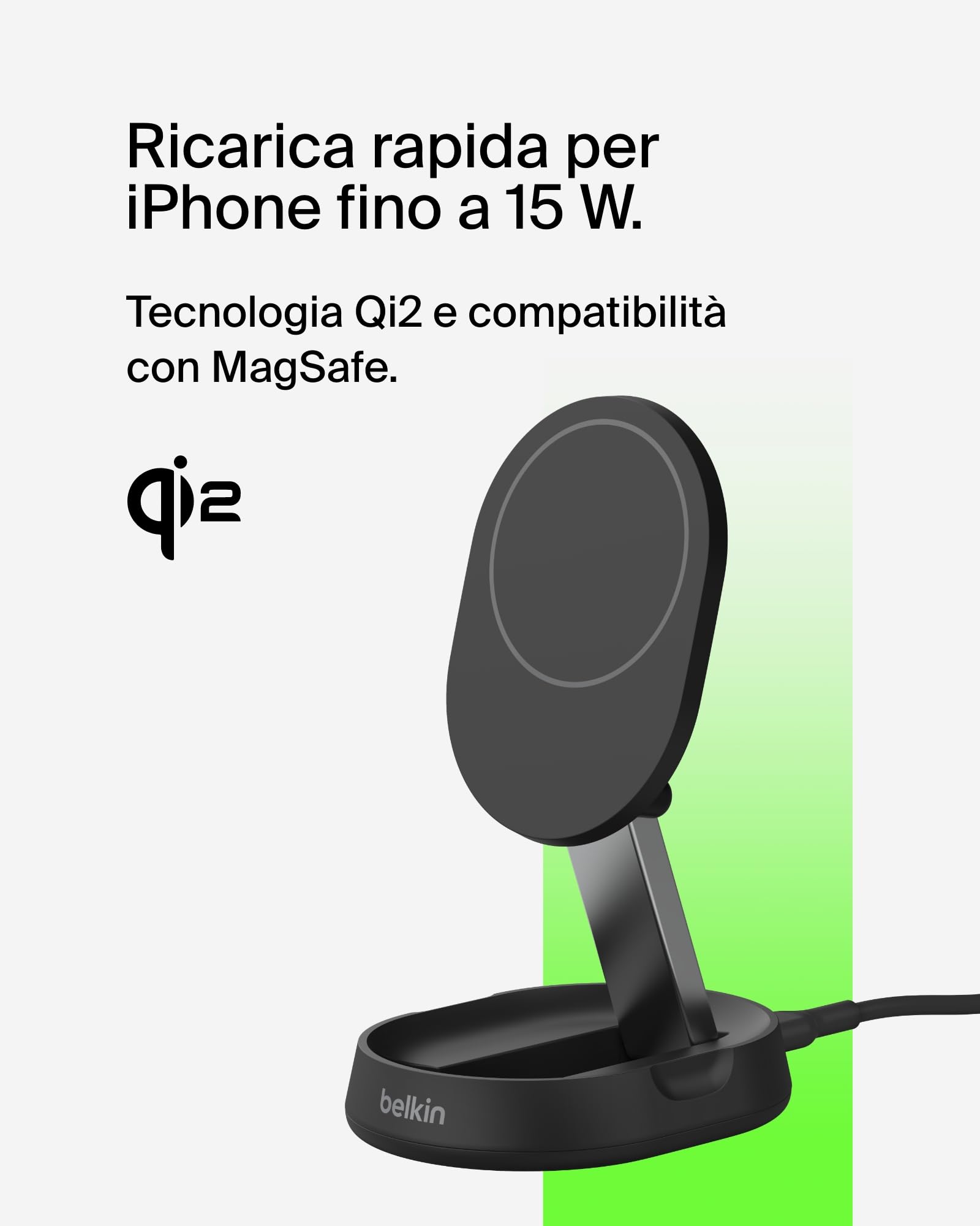 belkin-boostcharge-pro-caricatore-magnetico-convertibile-15-w-qi2-compatibile-ma image 2