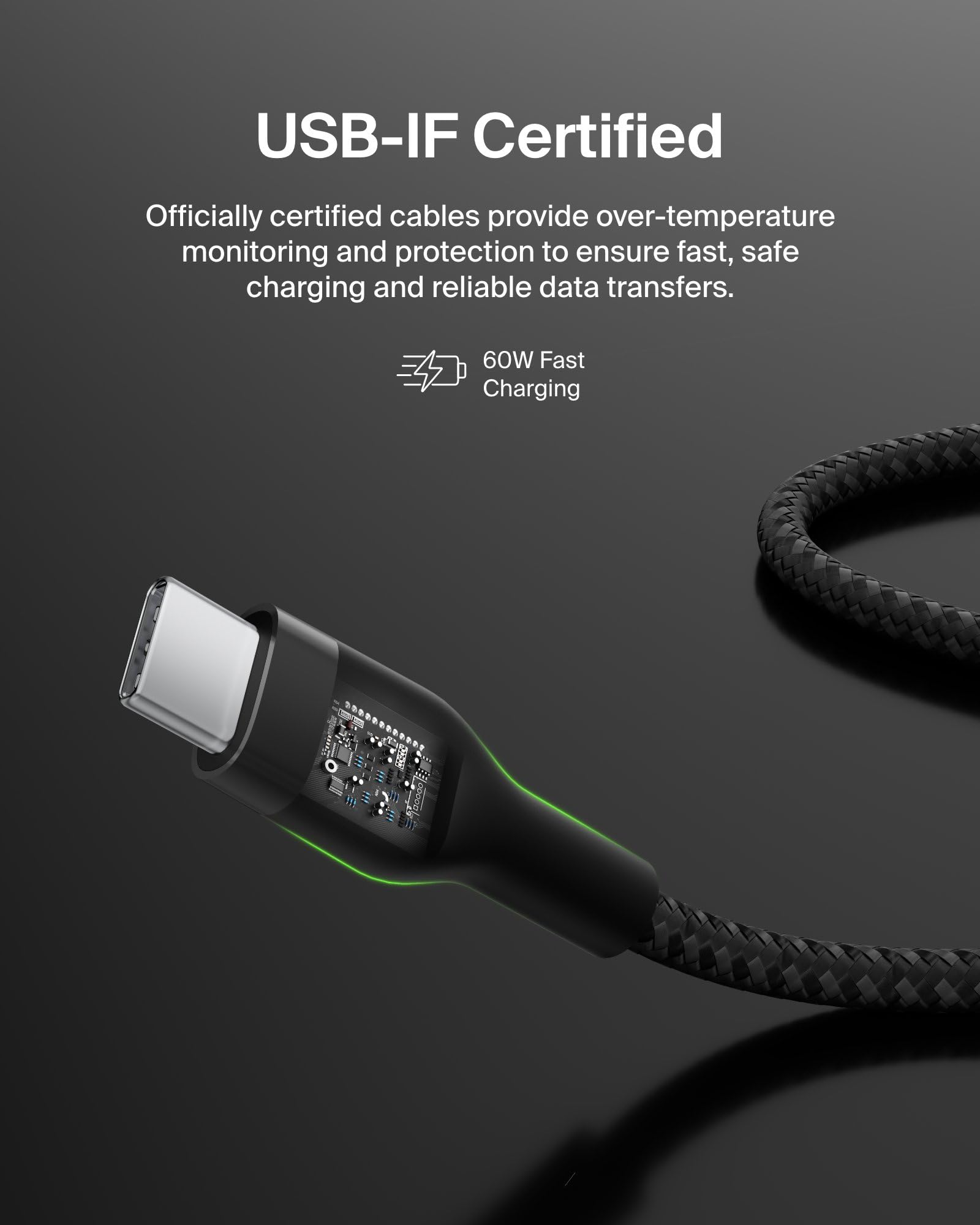 belkin-boostcharge-pro-flex-cavo-usb-c-a-usb-c-intrecciato-pd-ricarica-rapida-ce image 5