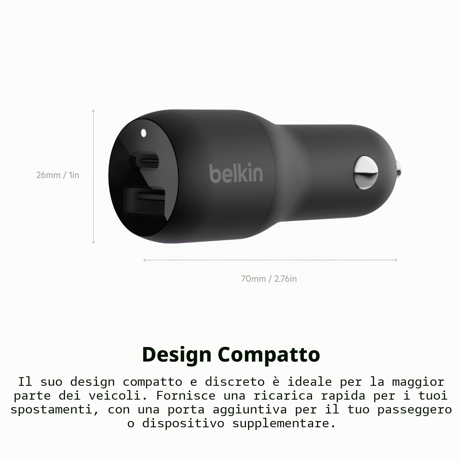 belkin-boostcharge-doppio-caricabatteria-auto-37-w-usb-c-pps-25-w-usb-a-12-w-per image 3