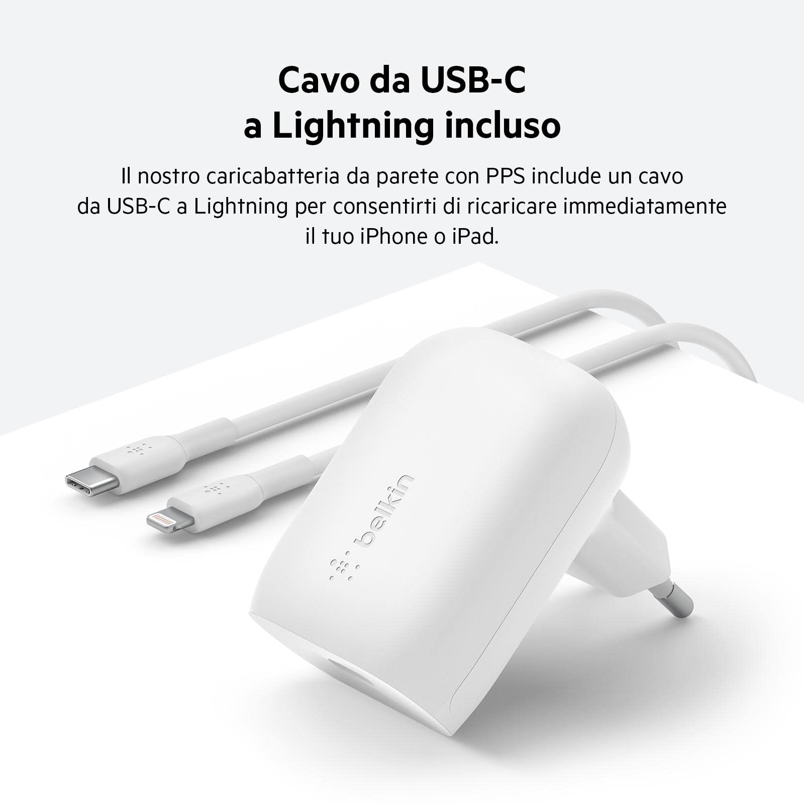 belkin-30-w-usb-c-power-delivery-home-charger-caricatore-veloce-con-pps-certific image 8