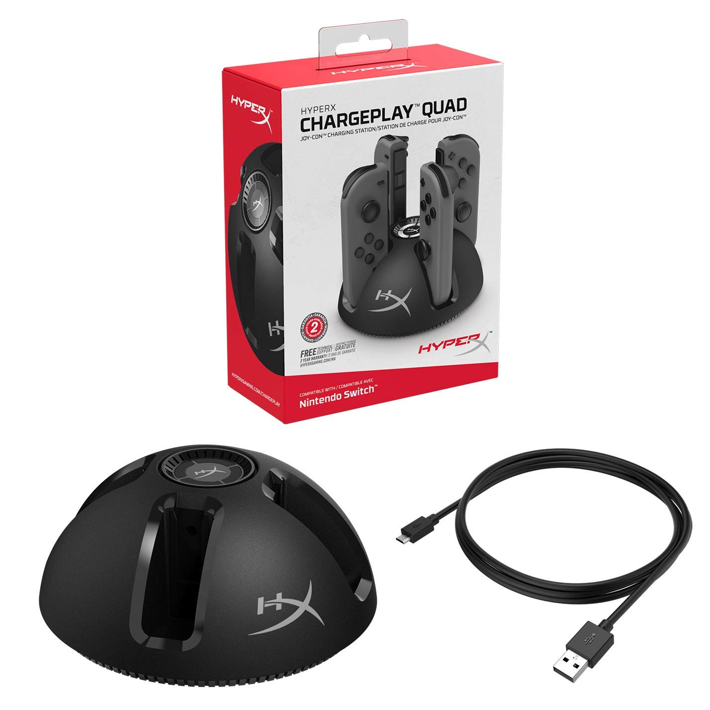 hp-hyperx-chargeplay-quad-caricabatterie-per-4-joy-con-nintendo-switch-ricarica- image 5