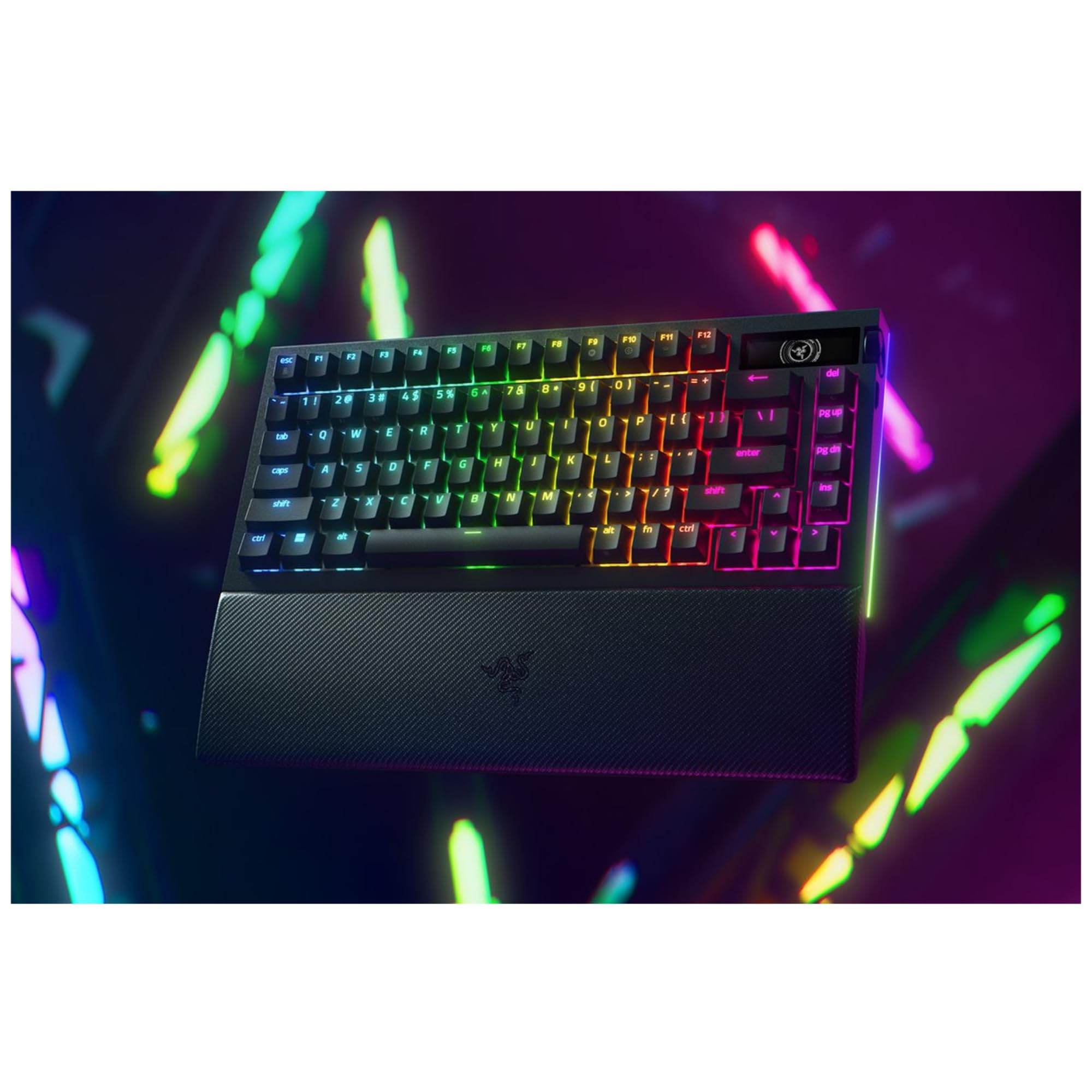 razer-blackwidow-v4-pro-75-tastiera-gaming-wireless-hot-swappable-con-display-ol image 3