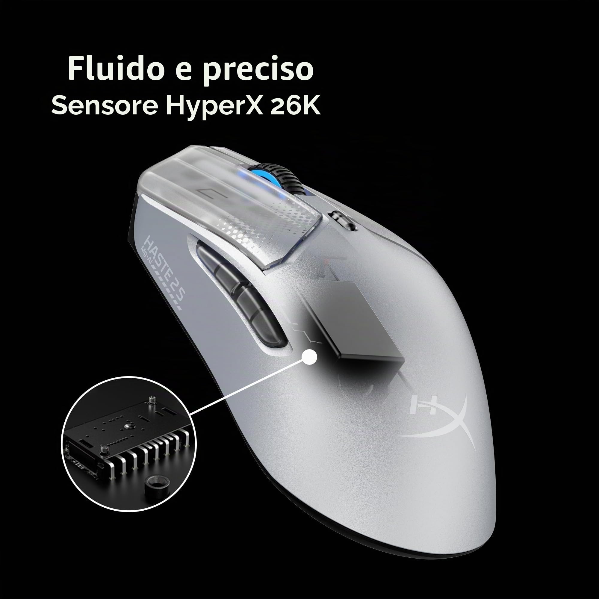 hyperx-pulsefire-haste-2-s-mouse-gaming-wireless-blu-con-scocca-in-magnesio-64-g image 7