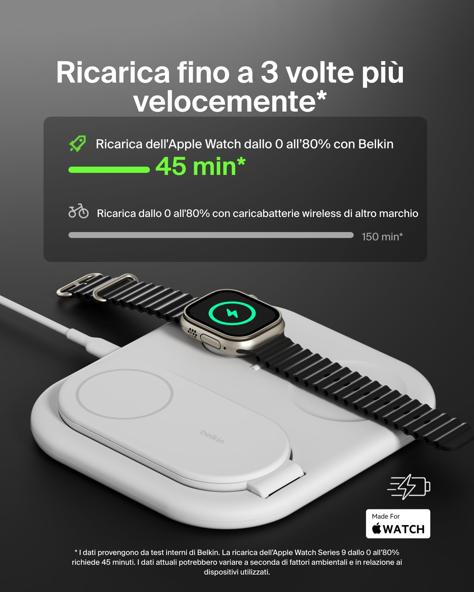 belkin-boostcharge-qi2-caricabatterie-magnetico-pieghevole-3-in-1-da-15-w-compat image 3