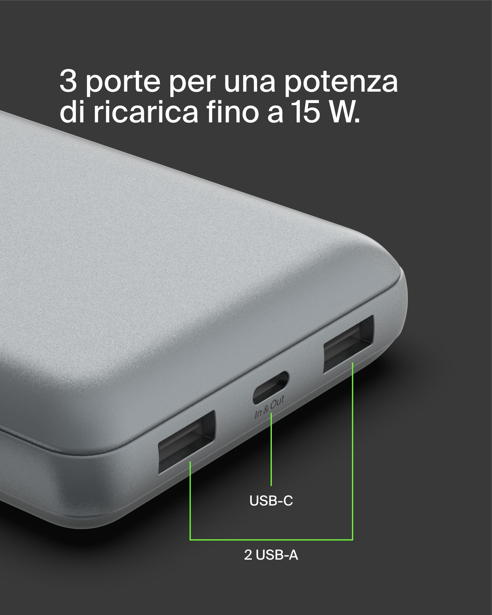 belkin-boostcharge-power-bank-usb-c-20000mah-batteria-portatile-con-3-porte-usb- image 6