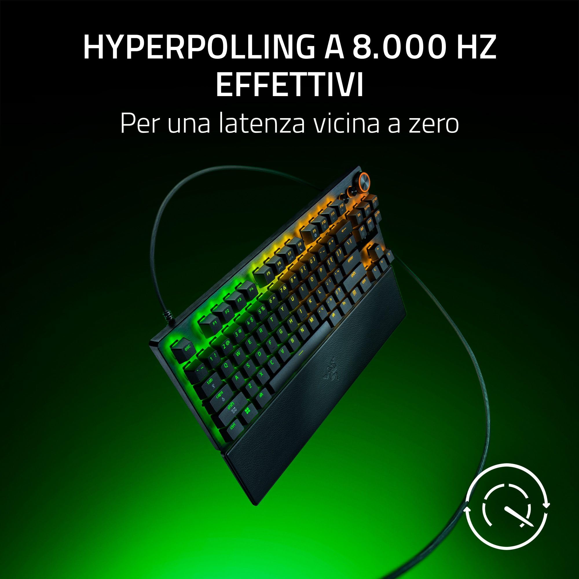razer-huntsman-v3-pro-tenkeyless-8khz-tastiera-meccanica-gaming-tkl-switch-ottic image 4