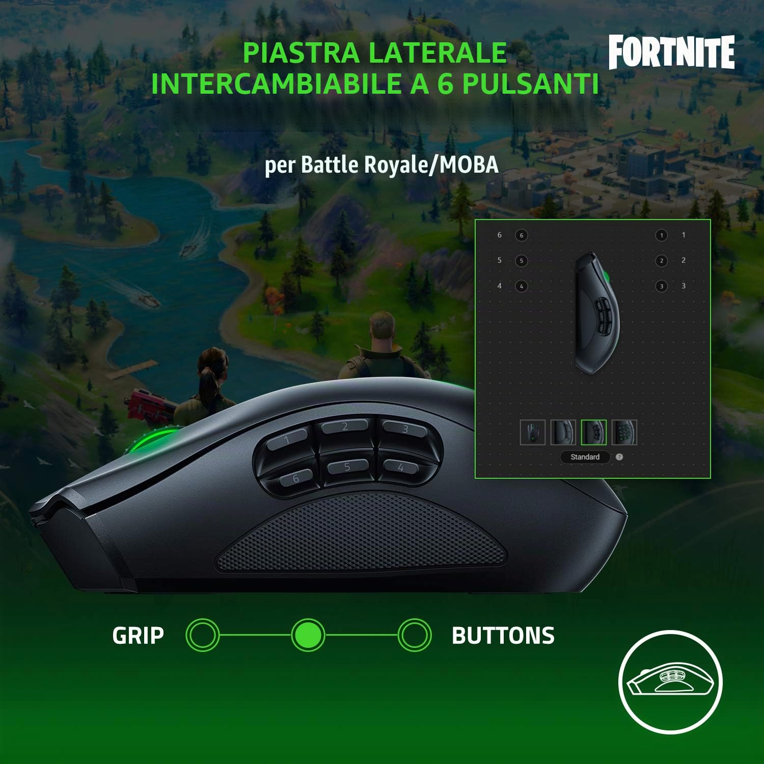 razer-naga-pro-mouse-gaming-wireless-modulare-con-3-piastre-laterali-intercambia image 4