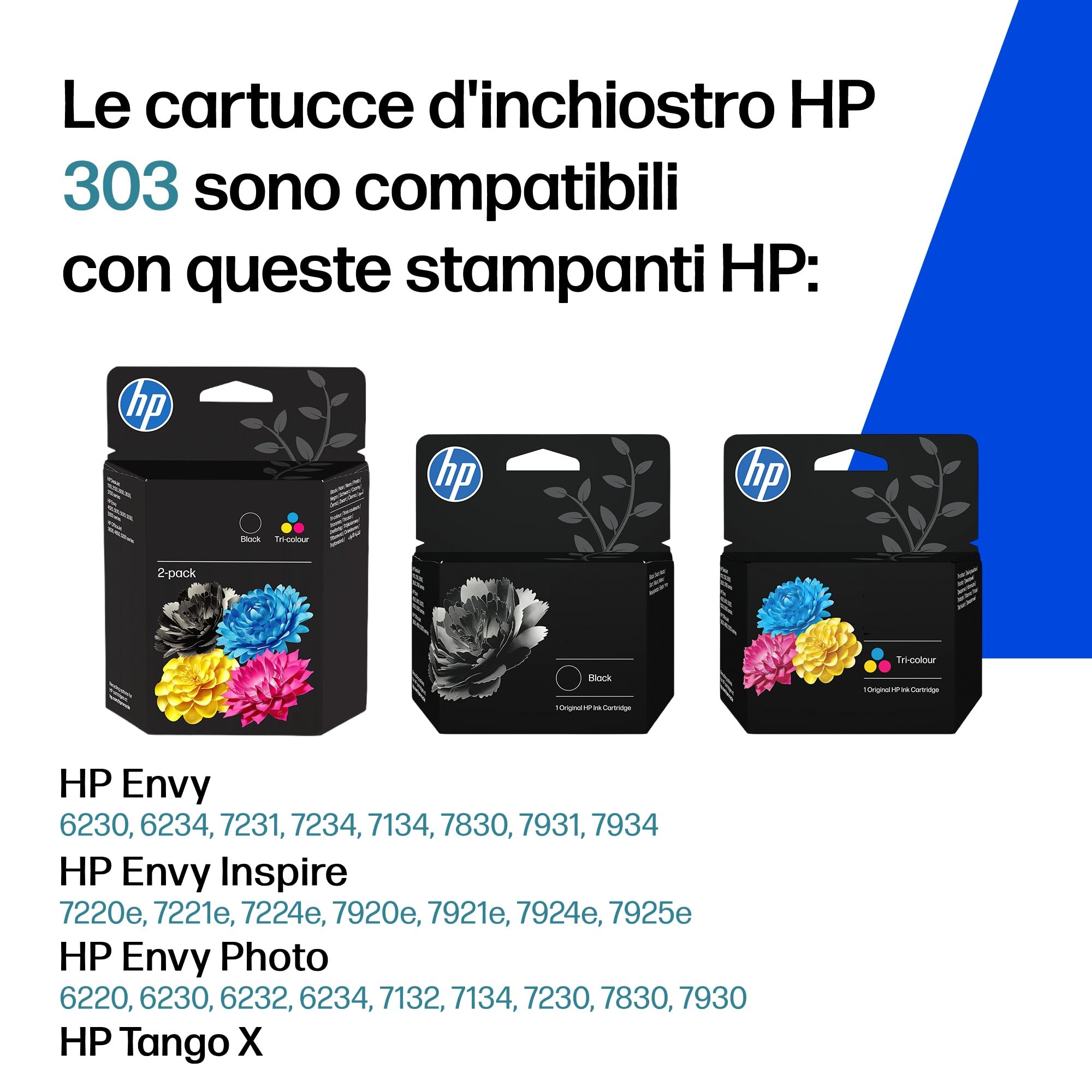 hp-303xl-tricromia-t6n03ae-cartuccia-inchiostro-originale-ad-alta-capacit-da-415 image 2