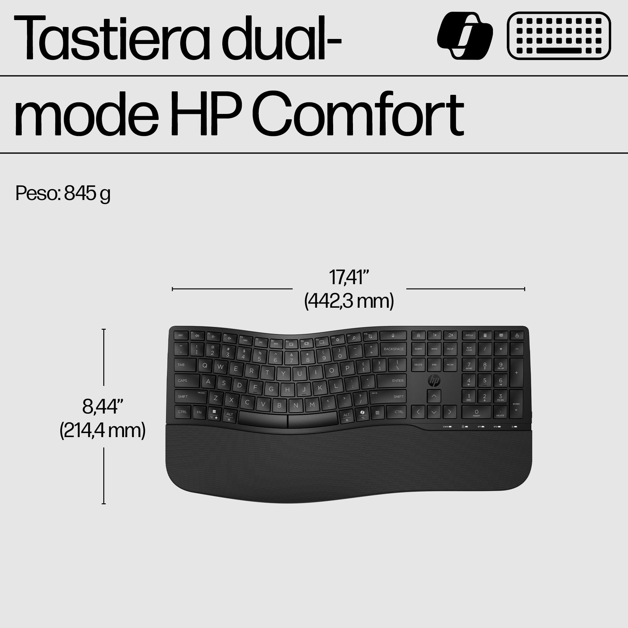 hp-680-comfort-tastiera-wireless-dual-mode-ergonomica-con-poggiapolsi image 4