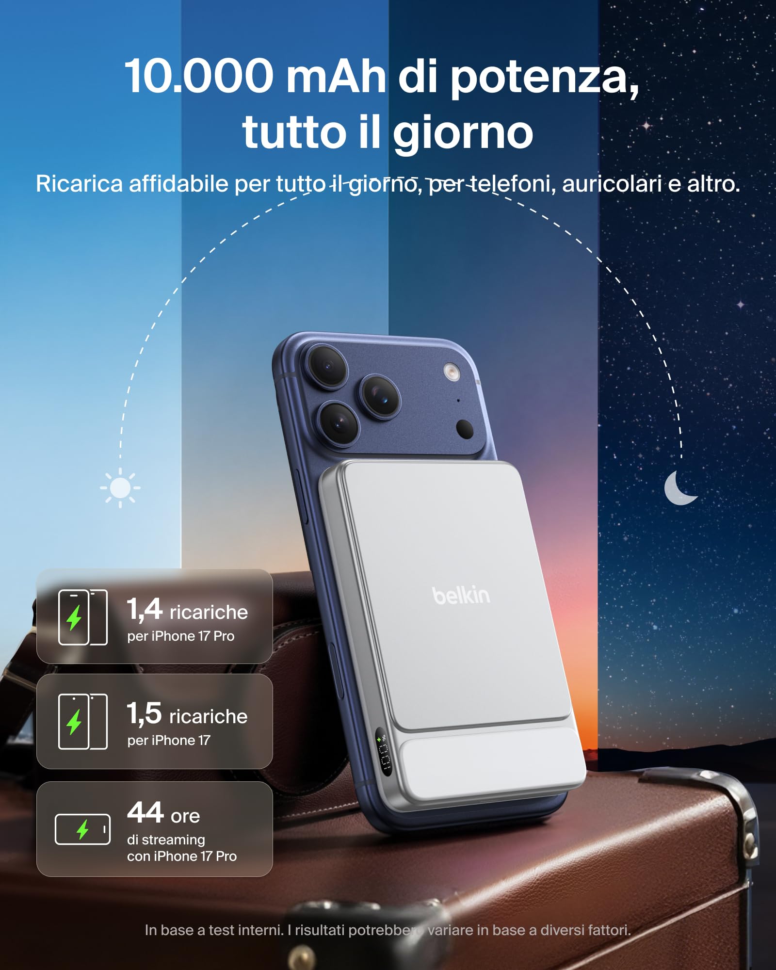 belkin-ultracharge-power-bank-magnetico-qi2-25w-10000-mah-con-cavo-usb-c-incluso image 5