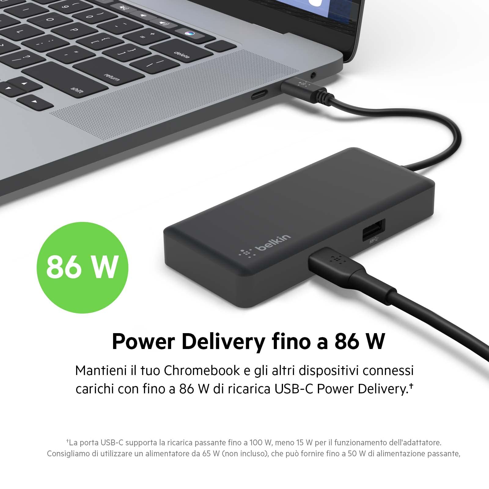 belkin-adattatore-hub-multiporta-5-in-1-certificato-chromebook-hdmi-4k-60-hz-usb image 3