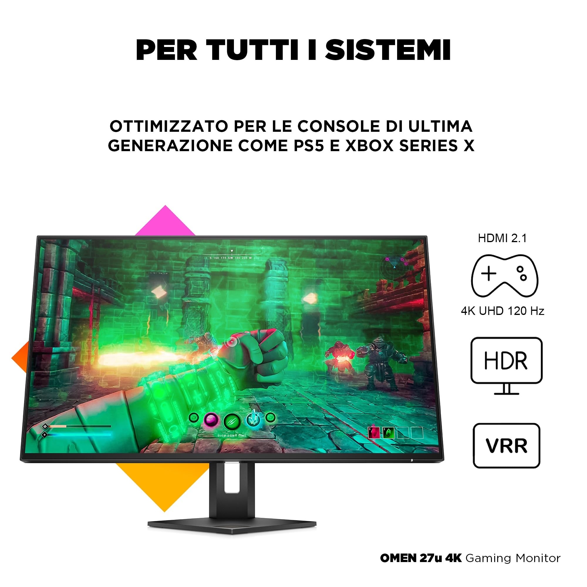 hp-omen-27u-monitor-gaming-27-4k-uhd-144hz-ips-1ms-hdmi-2-1-compatibile-ps5-e-xb image 7