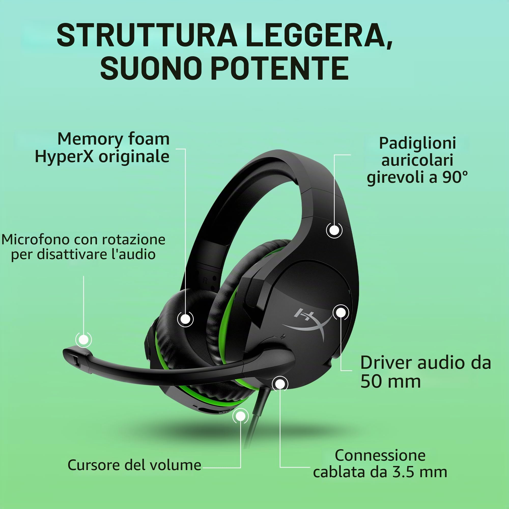 hp-hyperx-cloudx-stinger-core-cuffie-da-gaming-cablate-3-5-mm-con-licenza-uffici image 7