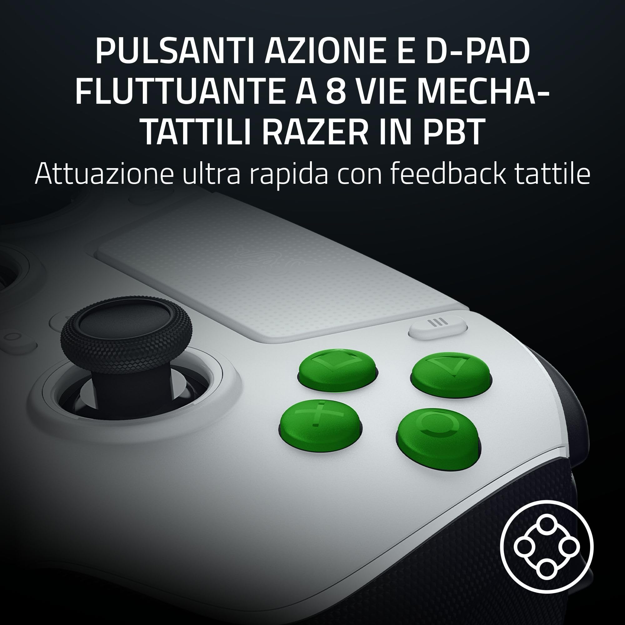 razer-raiju-v3-pro-controller-wireless-da-e-sport-per-ps5-e-pc-con-4-pulsanti-po image 6