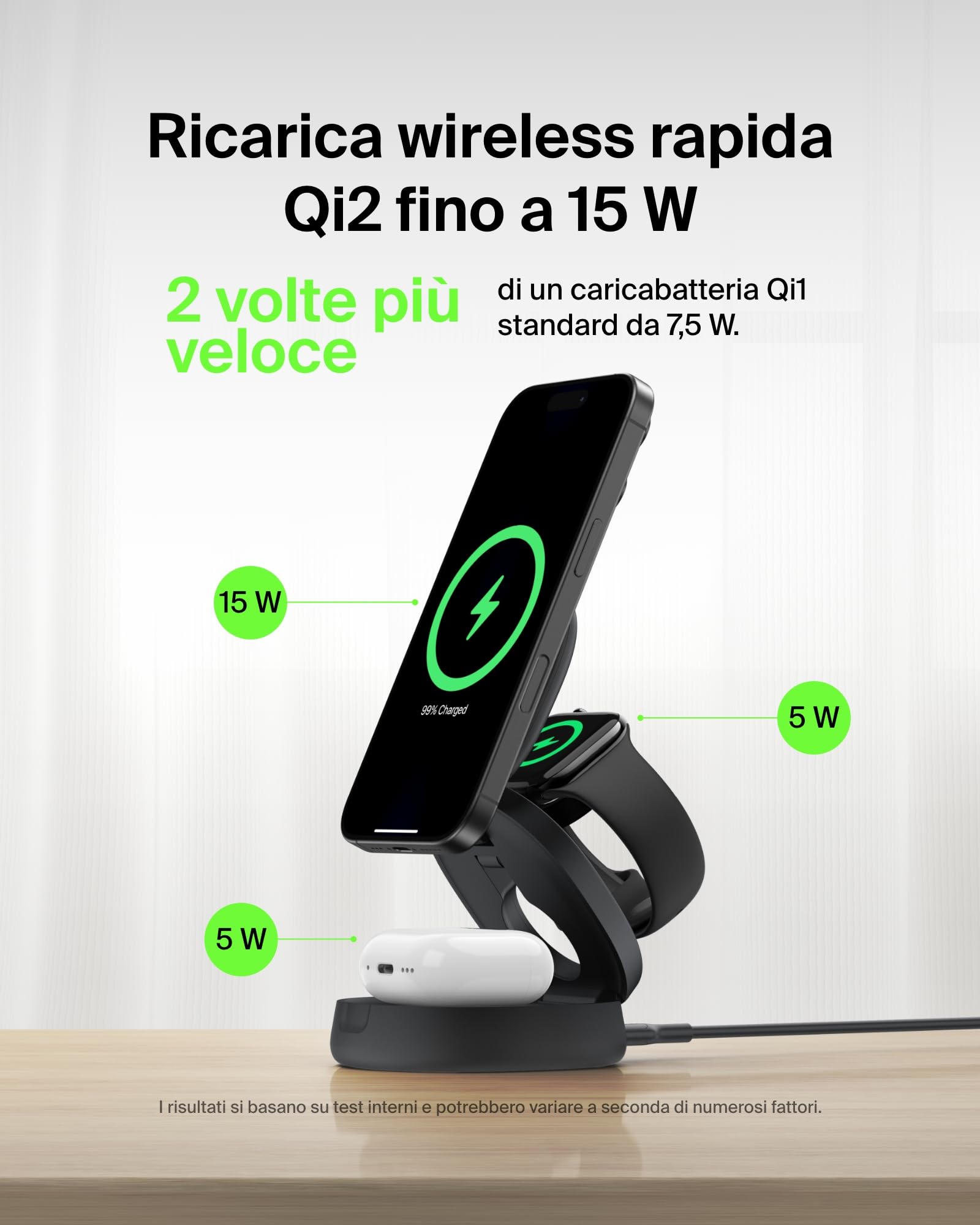 belkin-boostcharge-pro-stazione-di-ricarica-wireless-3-in-1-magsafe-qi2-15w-per- image 3