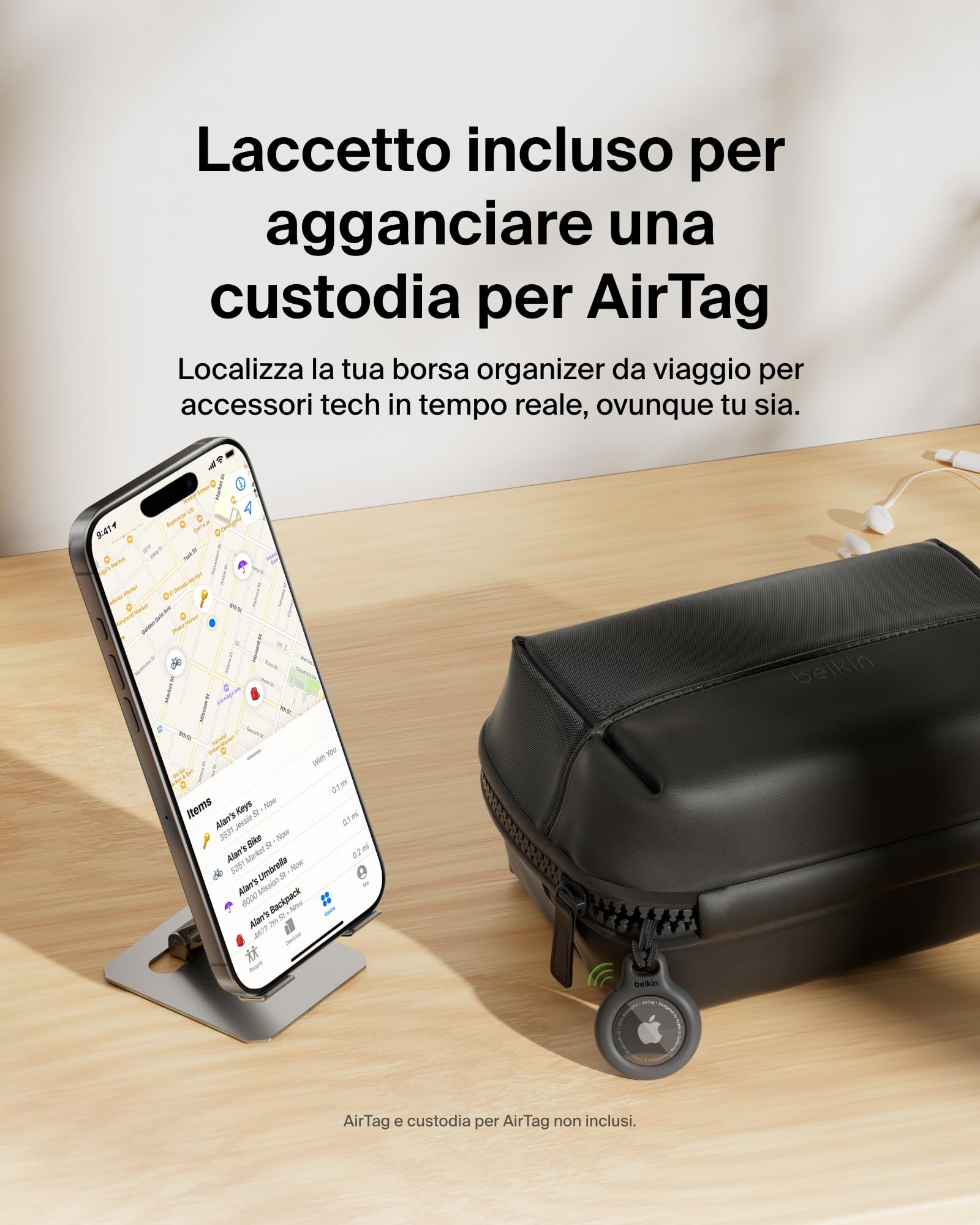 belkin-borsa-organizer-da-viaggio-per-accessori-tech-custodia-per-iphone-power-b image 6