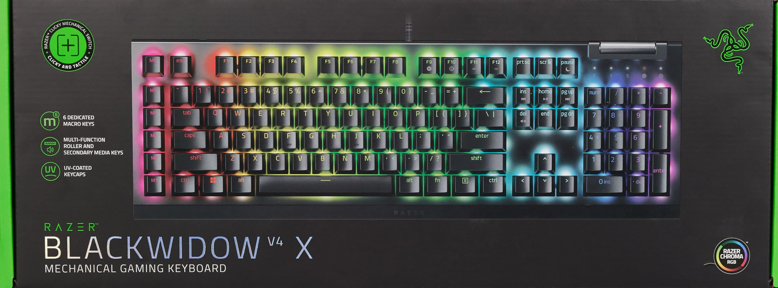razer-blackwidow-v4-x-green-switch-tastiera-meccanica-gaming-chroma-rgb-6-tasti- image 3