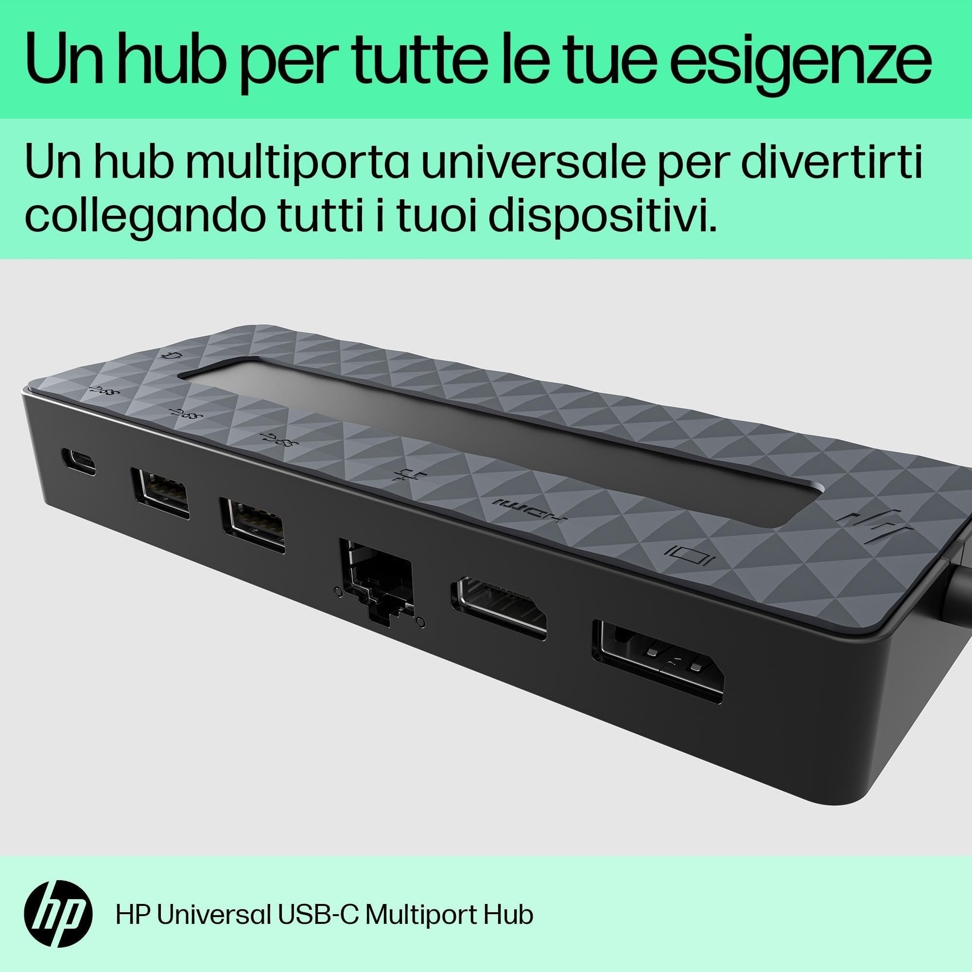 hp-hub-multiporta-usb-c-universale-adattatore-per-laptop-con-power-delivery-e-di image 5