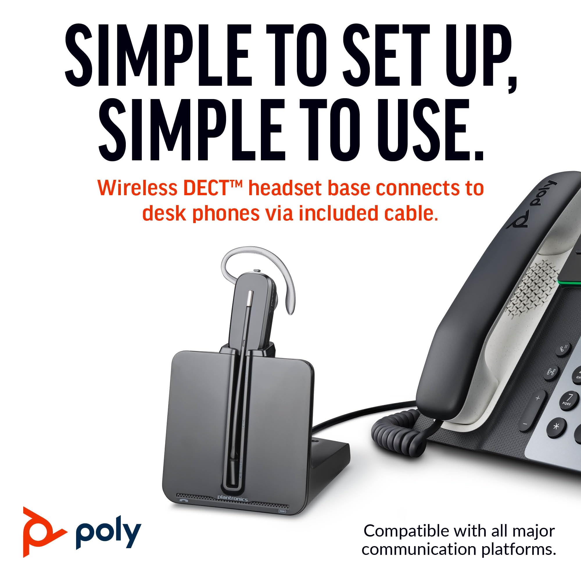 poly-convertible-cs540-cuffia-monoauricolare-wireless-per-telefoni-fissi-con-blu image 4