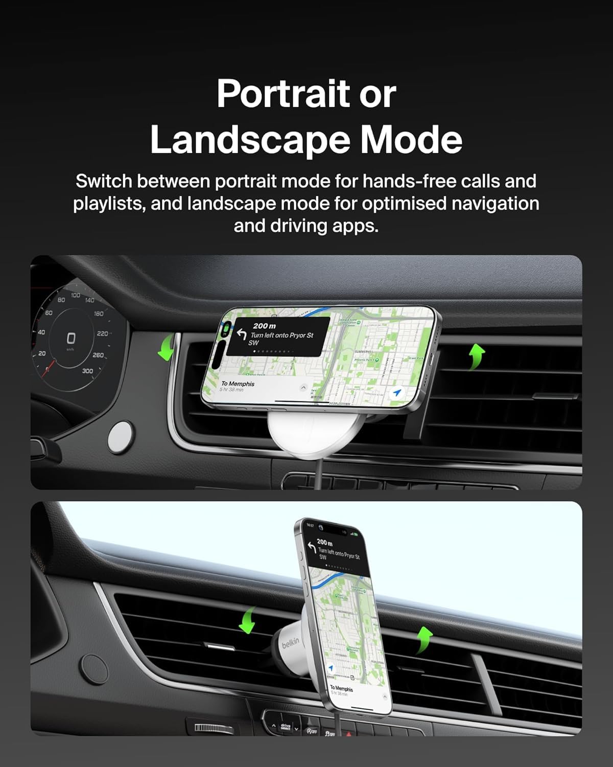 belkin-boostcharge-pro-caricabatteria-da-auto-wireless-magnetico-qi2-15w-compati image 5