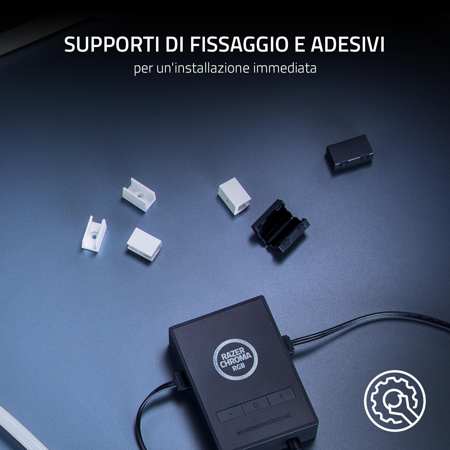 razer-chroma-light-strip-set-kit-strisce-luminose-argb-wireless-120-led-1x100-cm image 6