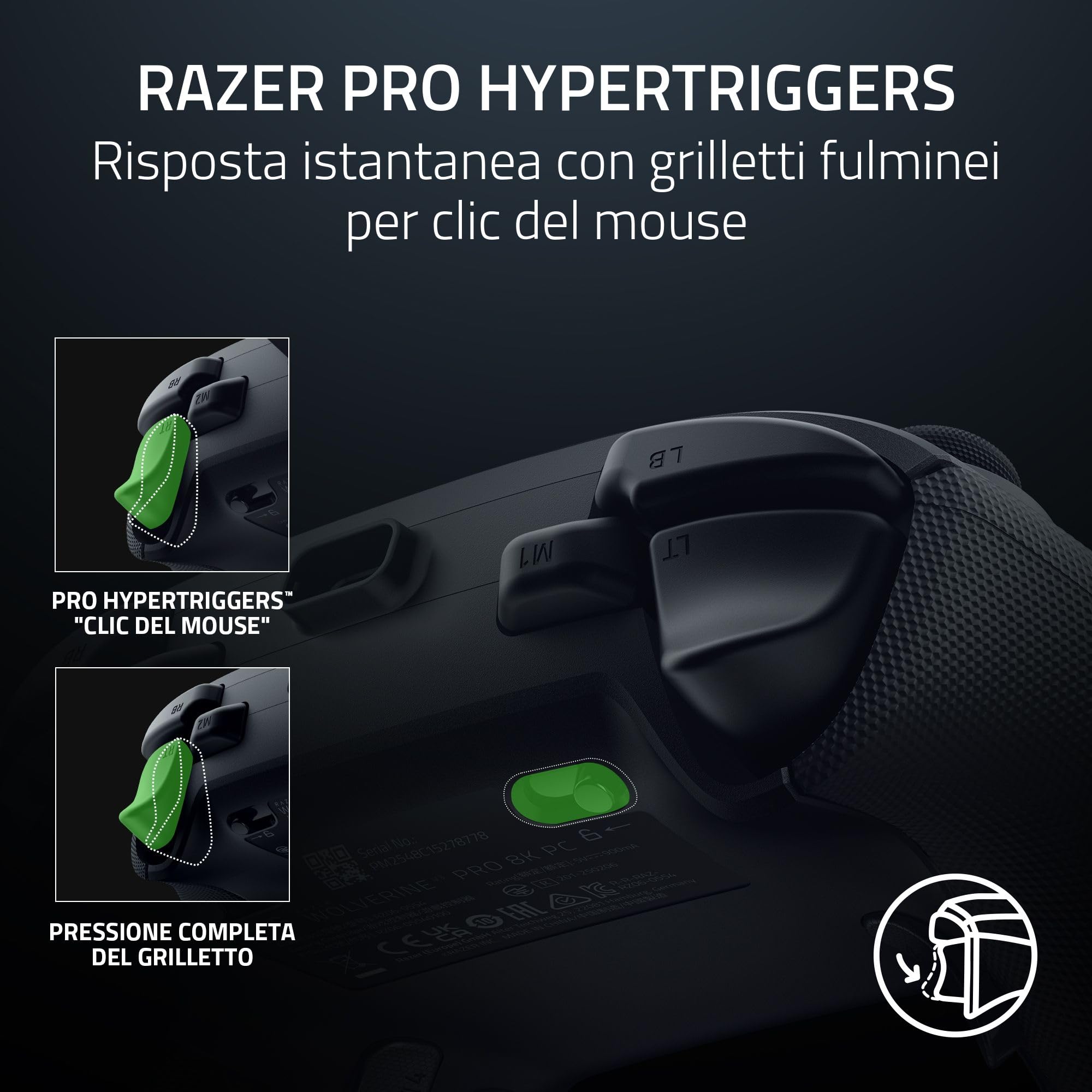 razer-wolverine-v3-pro-8k-pc-controller-wireless-da-esports-con-hyperpolling-8-0 image 6
