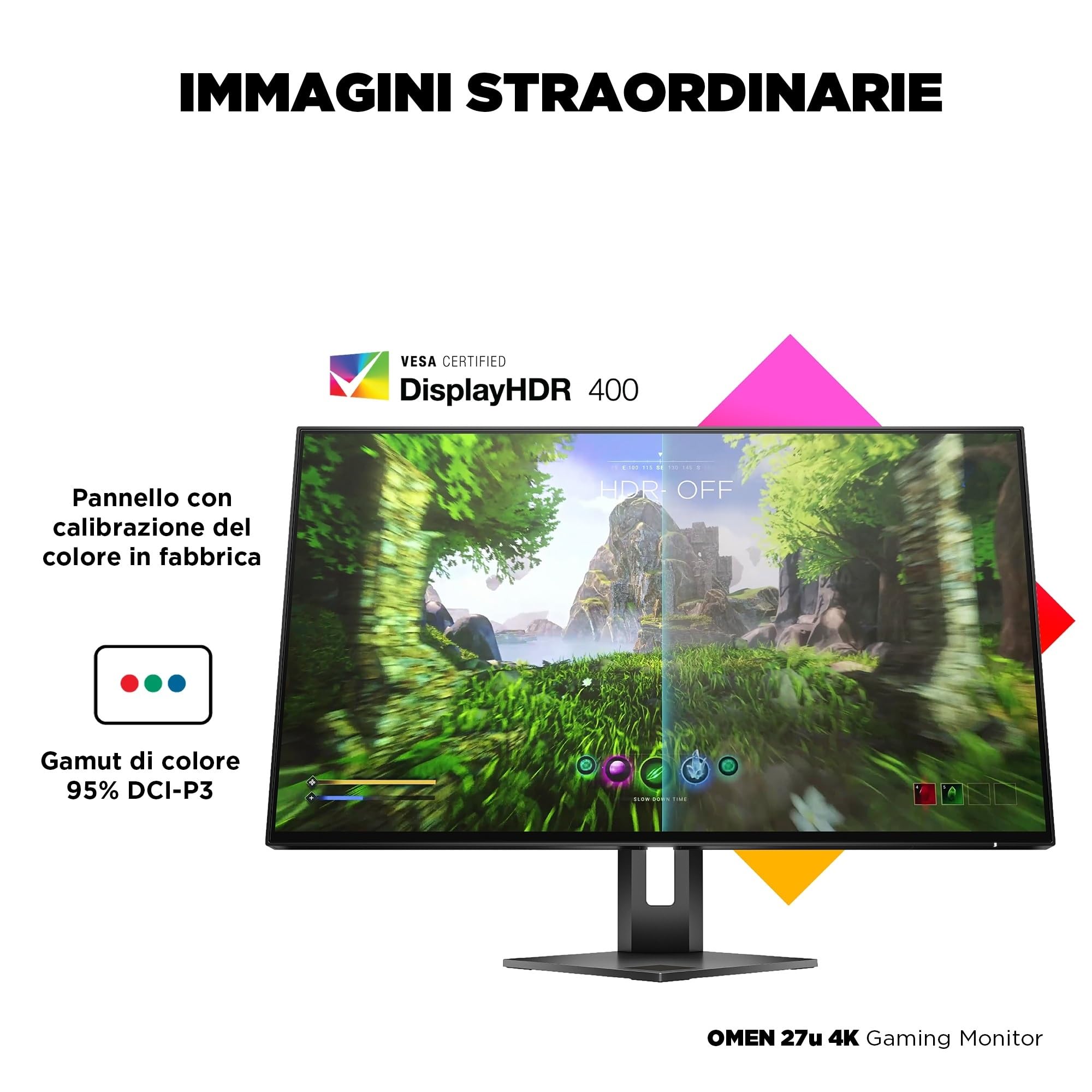 hp-omen-27u-monitor-gaming-27-4k-uhd-144hz-ips-1ms-hdmi-2-1-compatibile-ps5-e-xb image 6