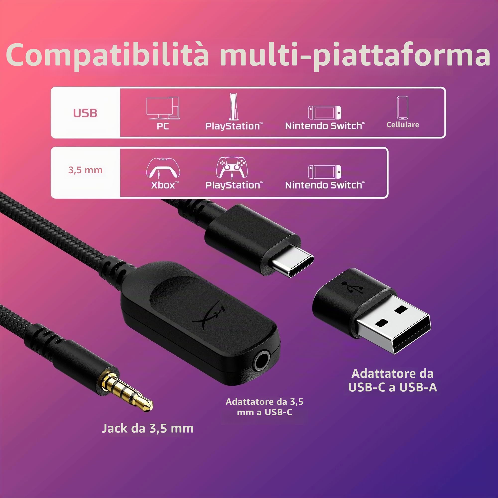 hyperx-cloud-iii-cuffie-da-gaming-cablate-usb-c-con-dts-spatial-audio-telaio-in- image 7