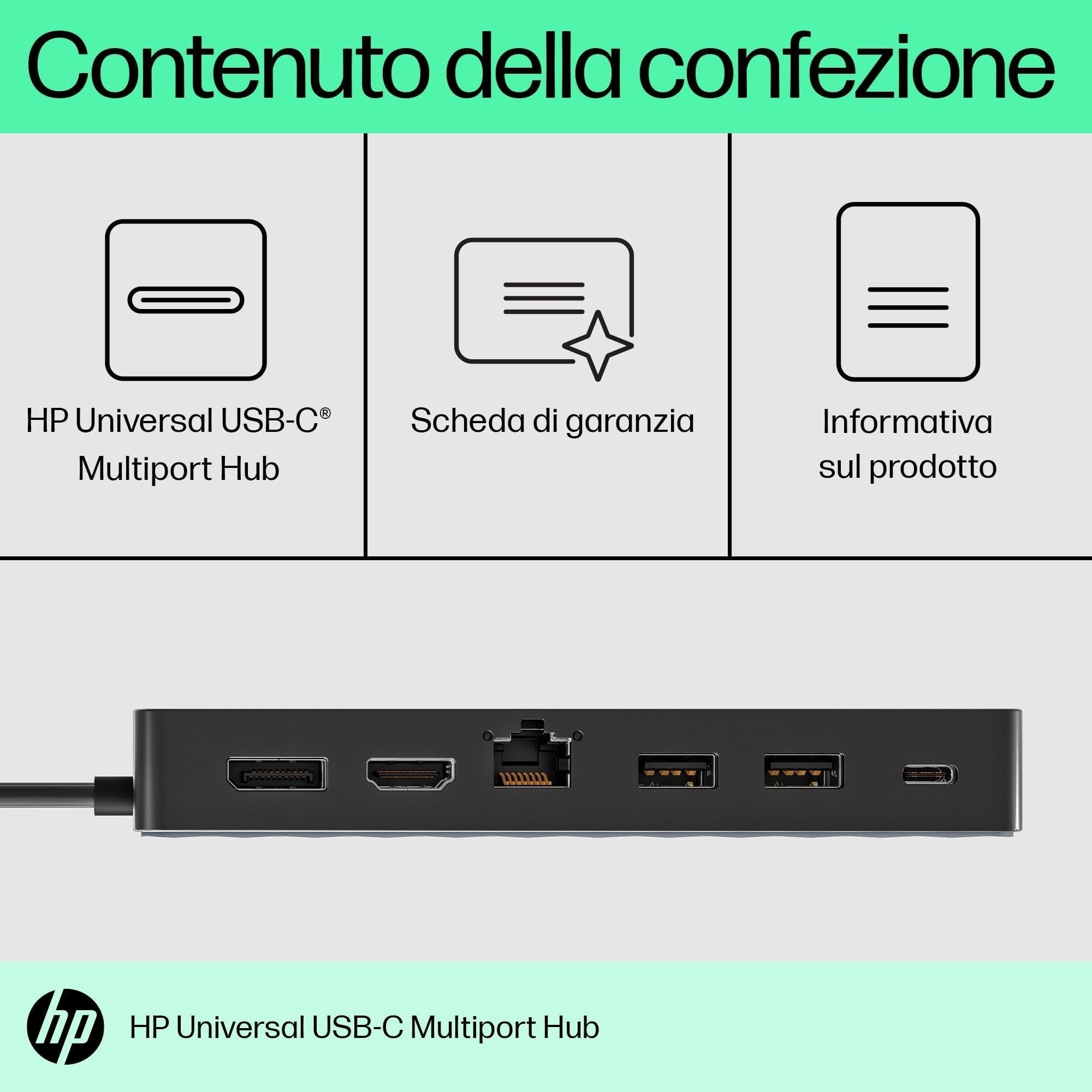 hp-hub-multiporta-usb-c-universale-adattatore-per-laptop-con-power-delivery-e-di image 6