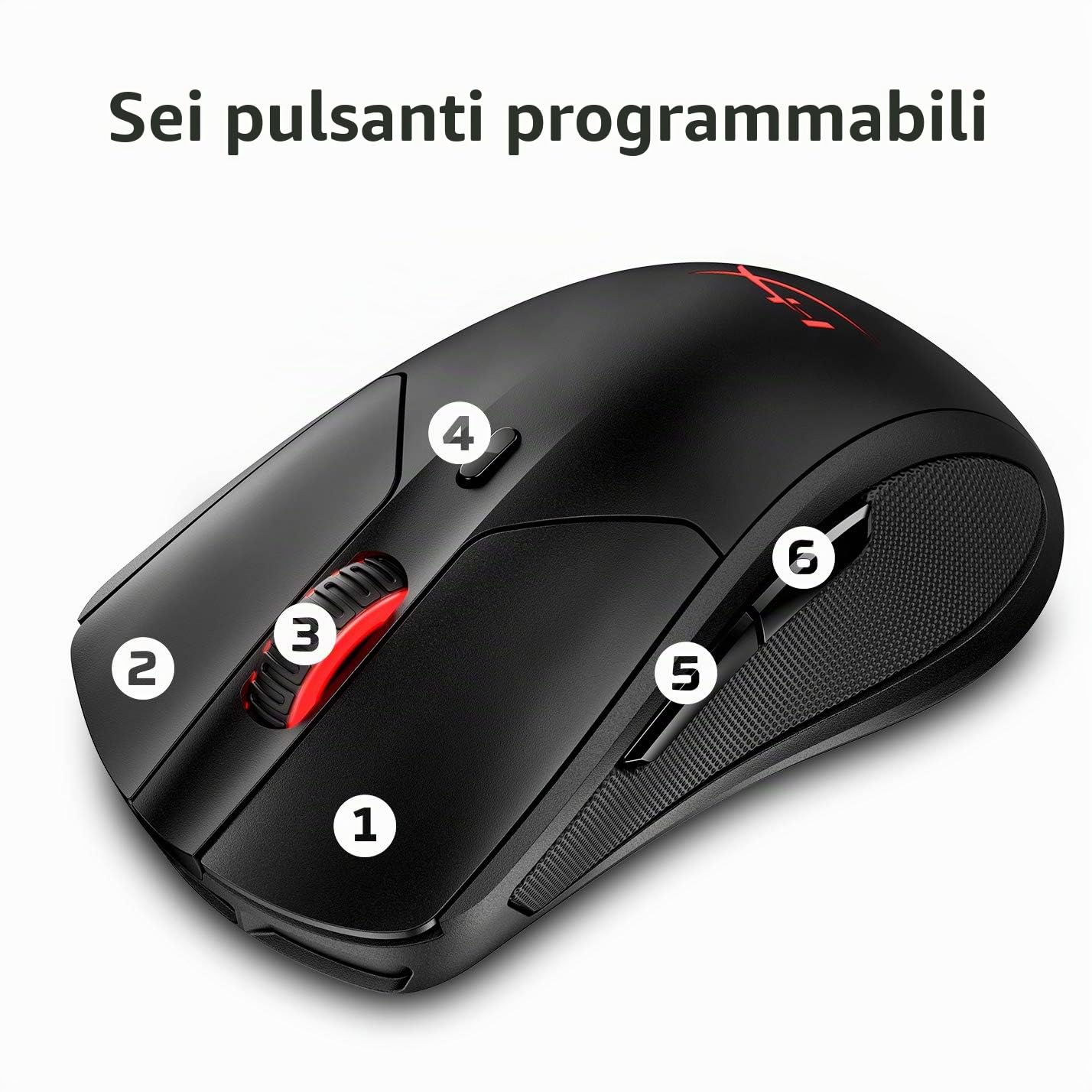 hp-hyperx-pulsefire-dart-mouse-gaming-wireless-2-4-ghz-con-sensore-pixart-16-000 image 8