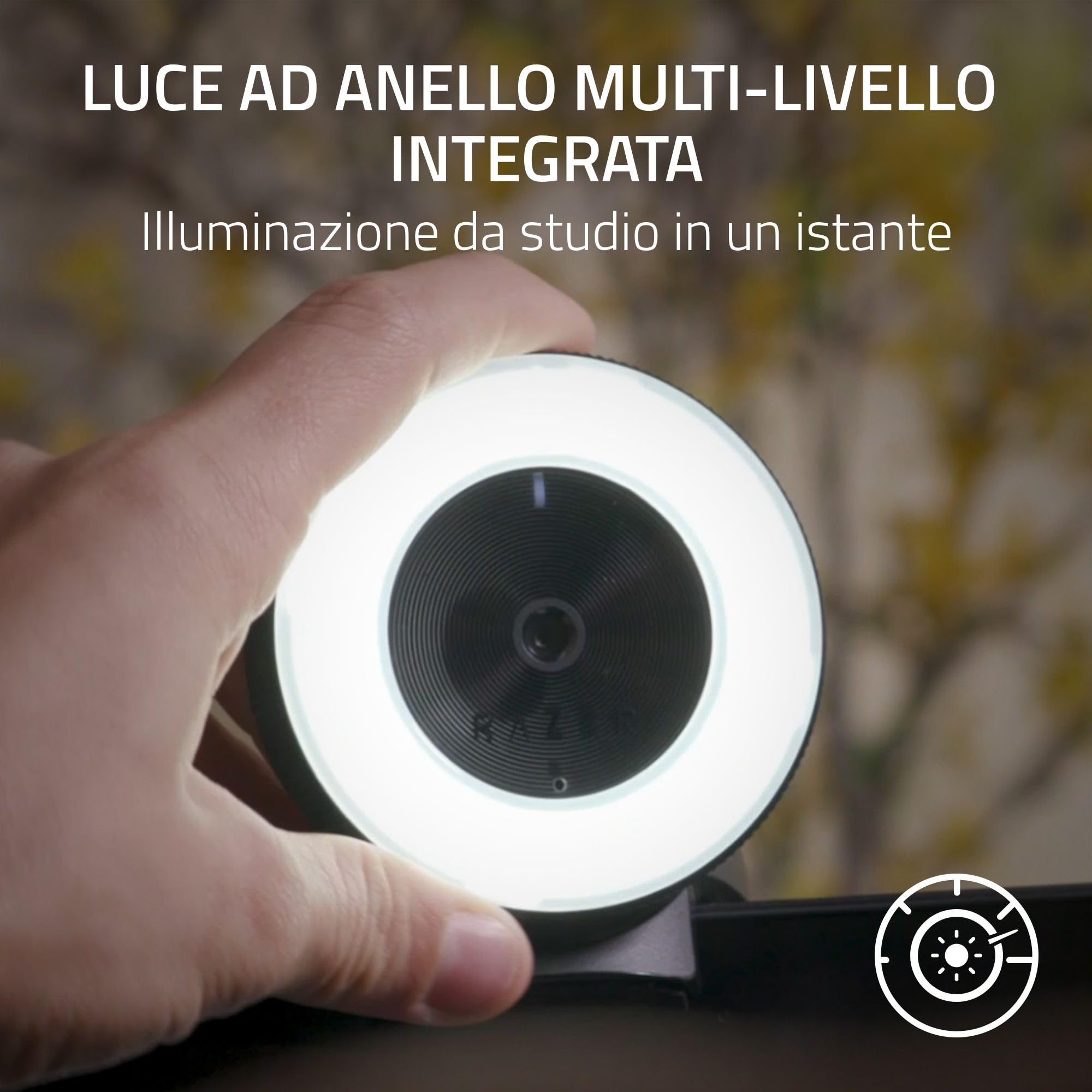 razer-kiyo-webcam-da-streaming-con-ring-light-integrato-hd-720p-a-60-fps-autofoc image 2