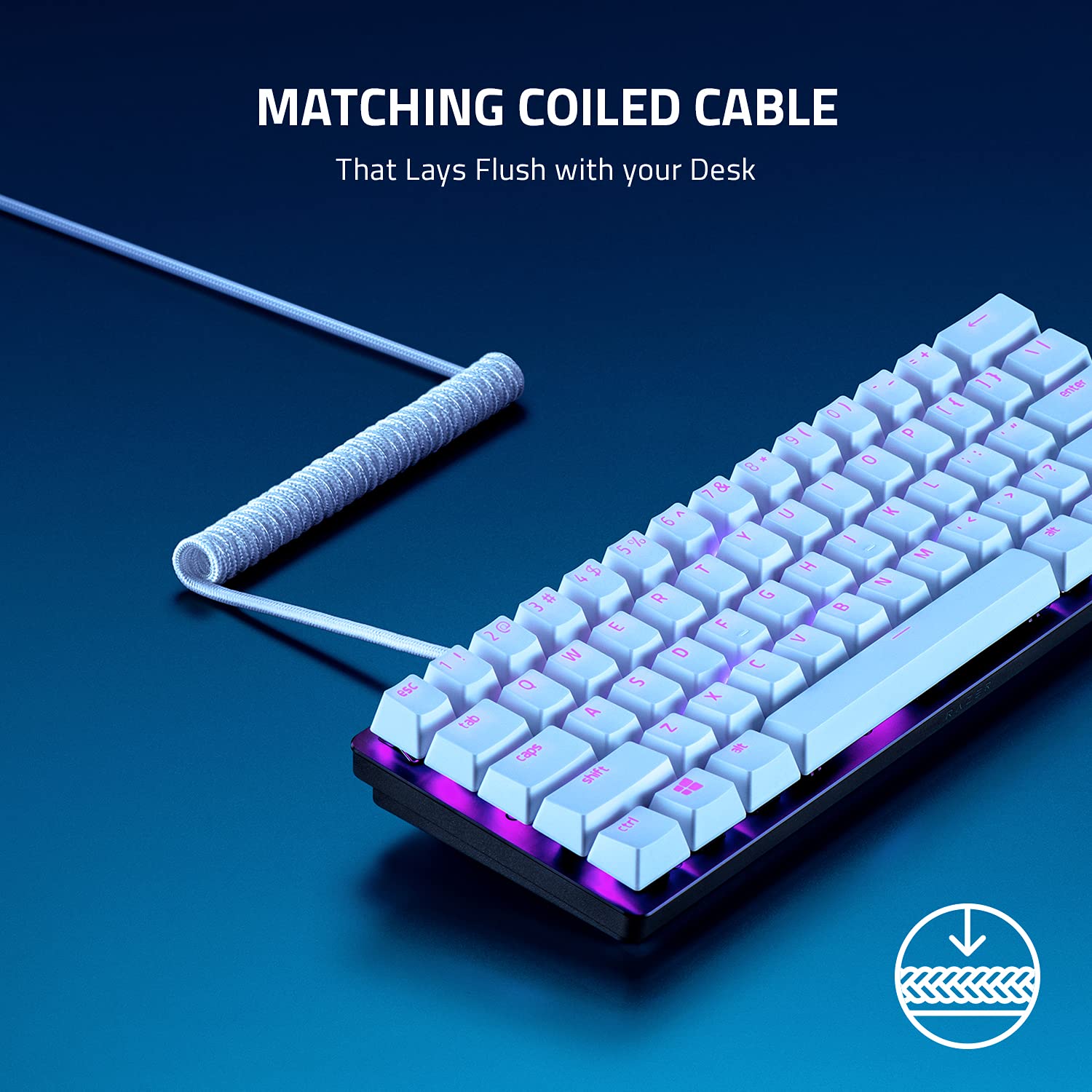 razer-pbt-keycap-coiled-cable-upgrade-set-mercury-white-layout-nordico image 3